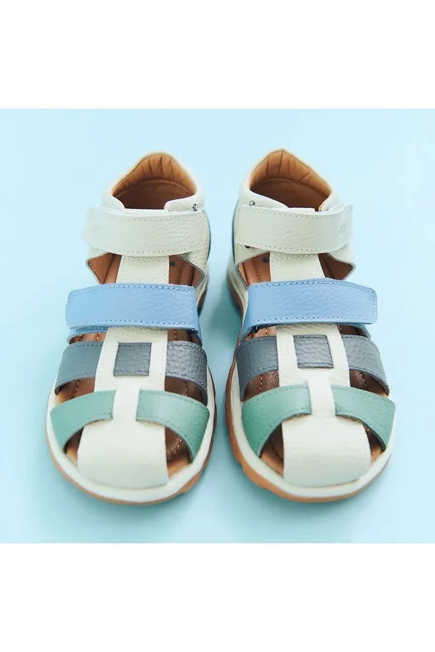 Кожаные детские сандалии - фото 5