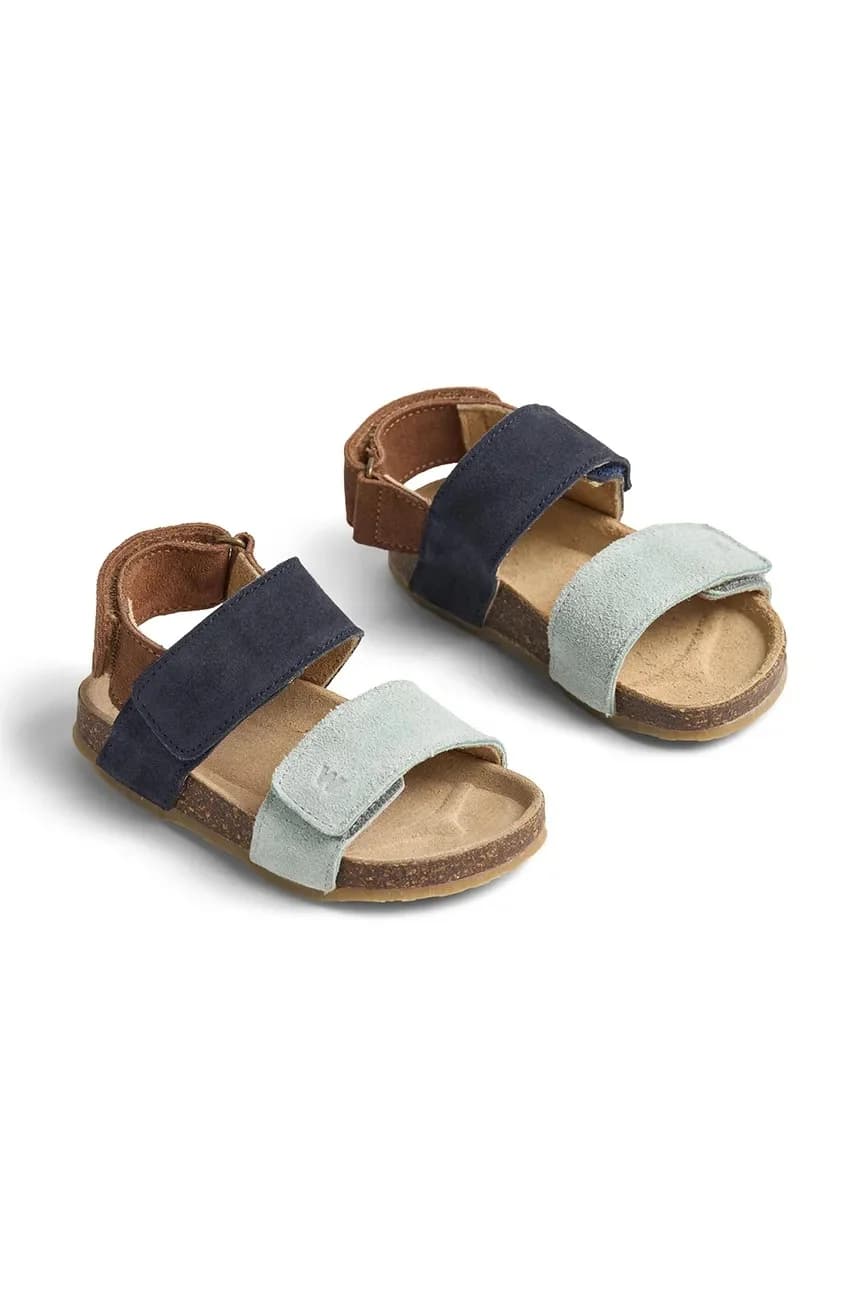 Детские замшевые сандалии - фото 2