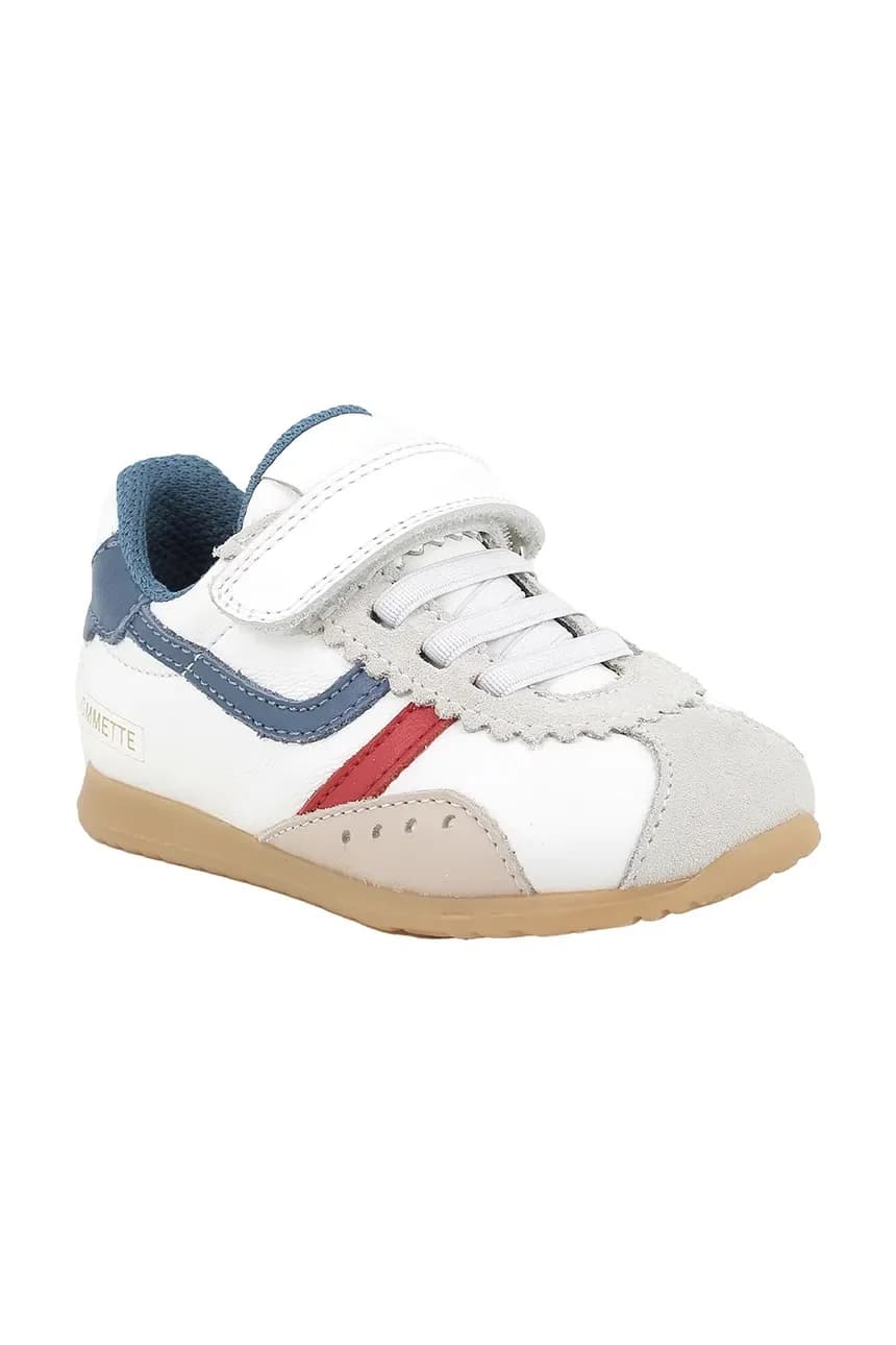 Детские кожаные кроссовки