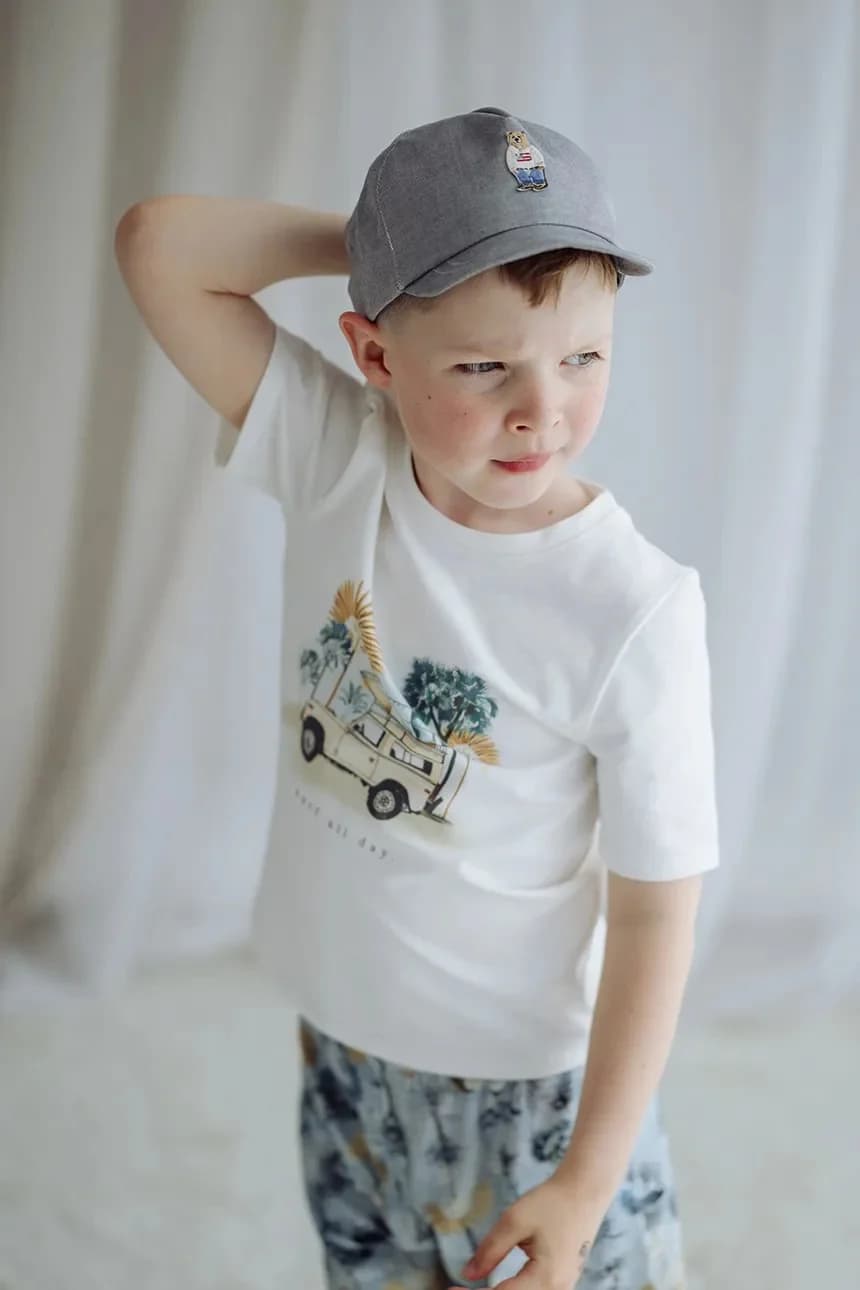 Детская хлопковая бейсболка TESORINO - фото 3