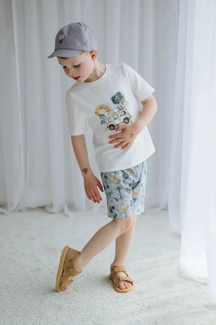 Детская хлопковая бейсболка TESORINO - фото 4