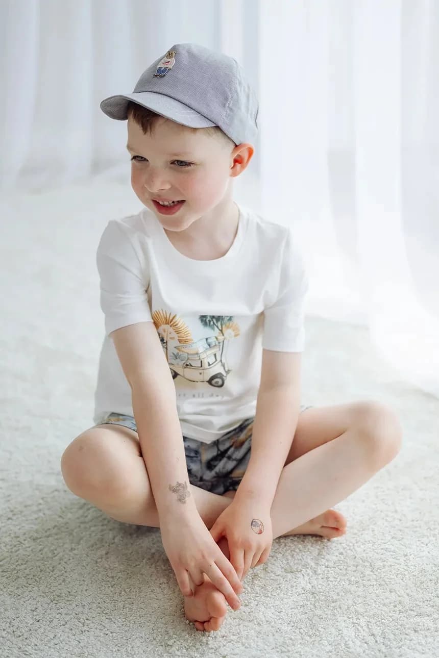 Детская хлопковая бейсболка TESORINO - фото 5