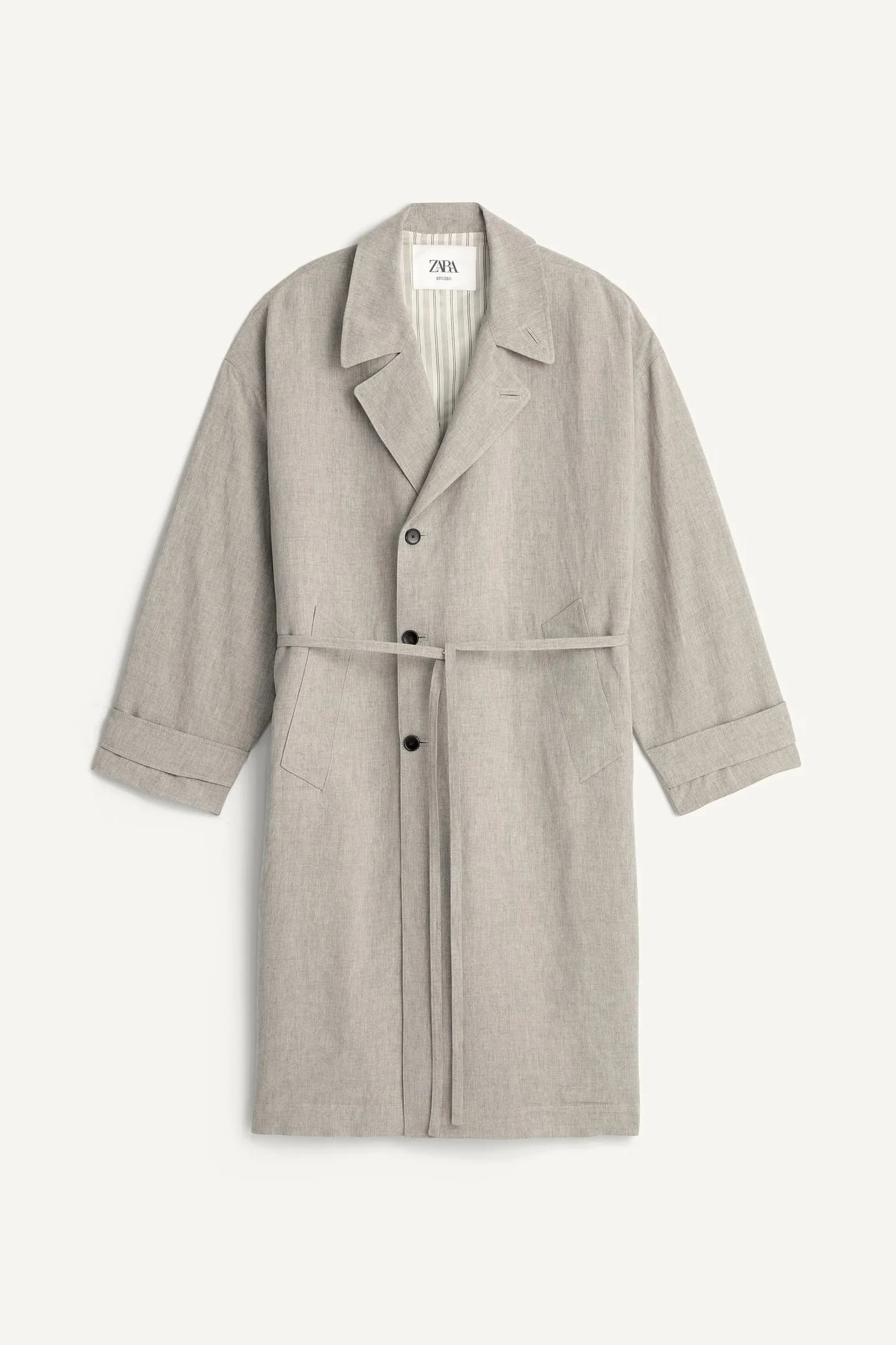 ПАРКА ИЗ ВИСКОЗЫ И ЛЬНА, СВОБОДНОГО КРОНА