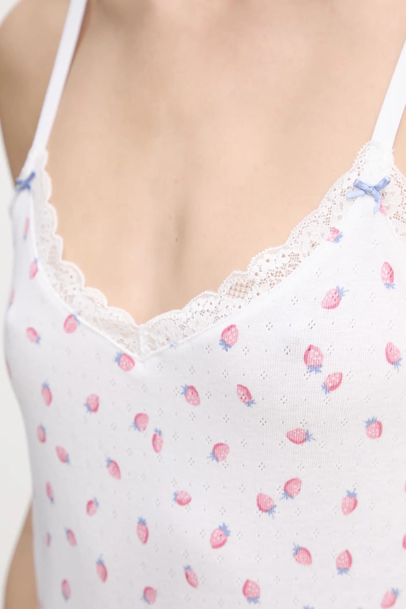 Женская хлопковая ночная рубашка - фото 5