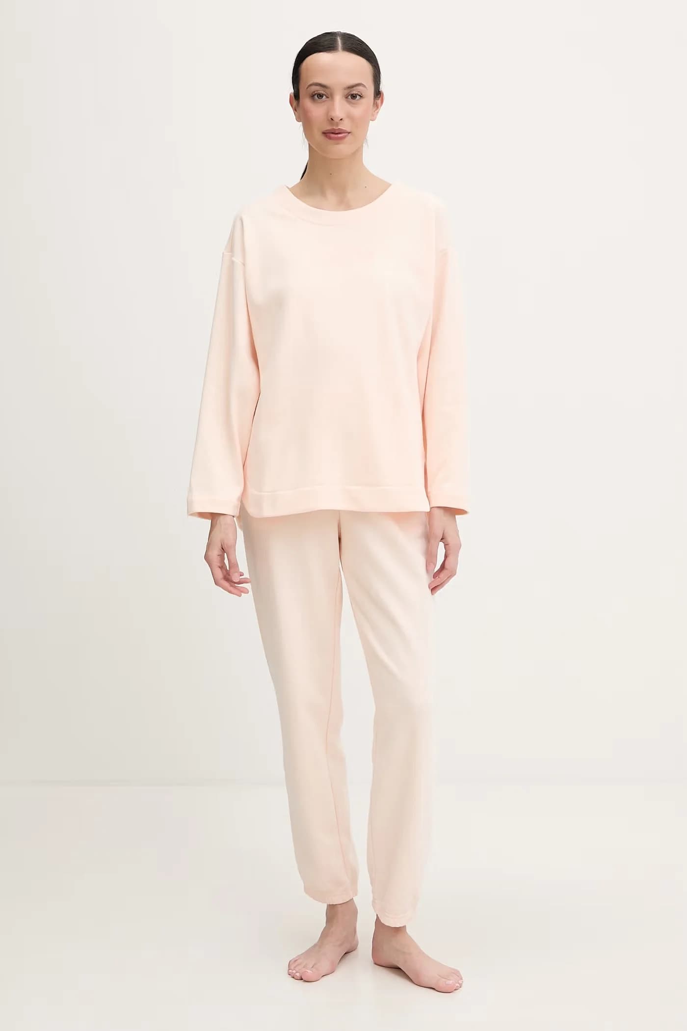 Женская пижама с длинными рукавами из хлопка - фото 2