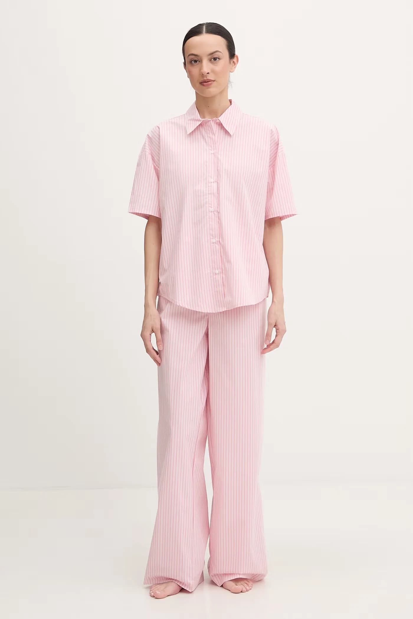 Женская хлопковая пижама-двойка.