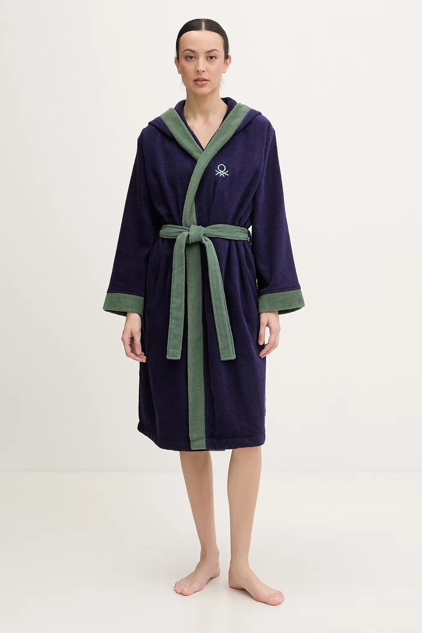 Женский хлопковый махровый халат