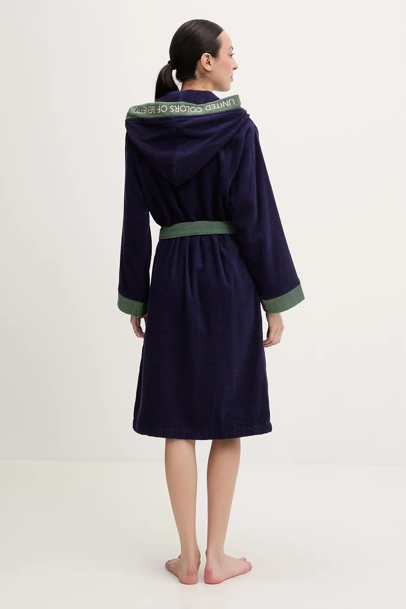 Женский хлопковый махровый халат - фото 2