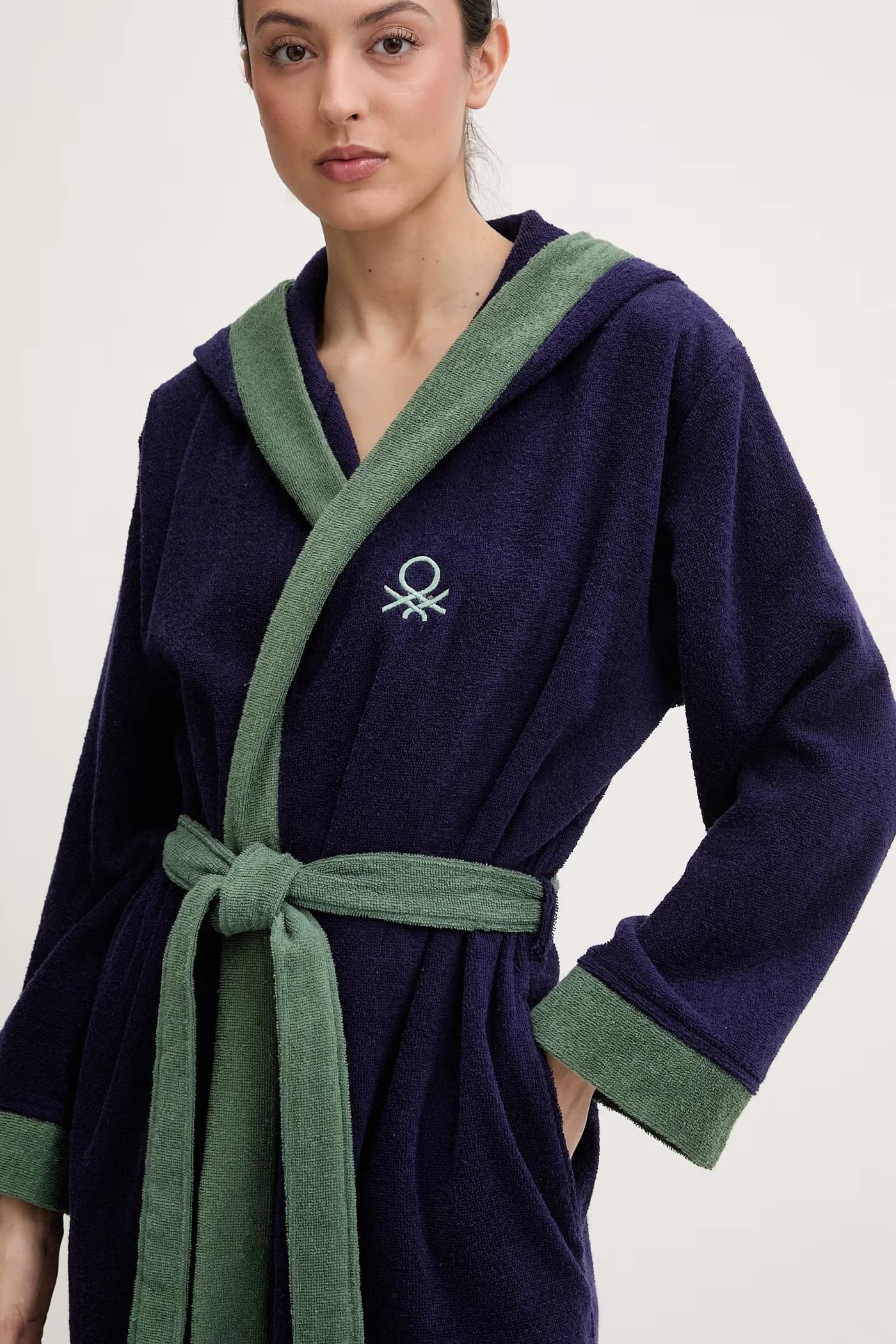 Женский хлопковый махровый халат - фото 4