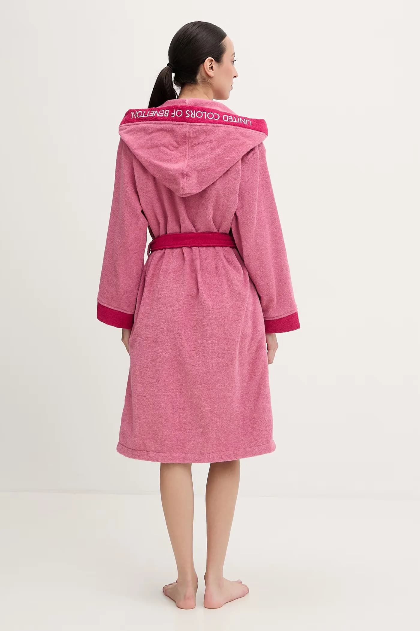 Женский хлопковый махровый халат - фото 2