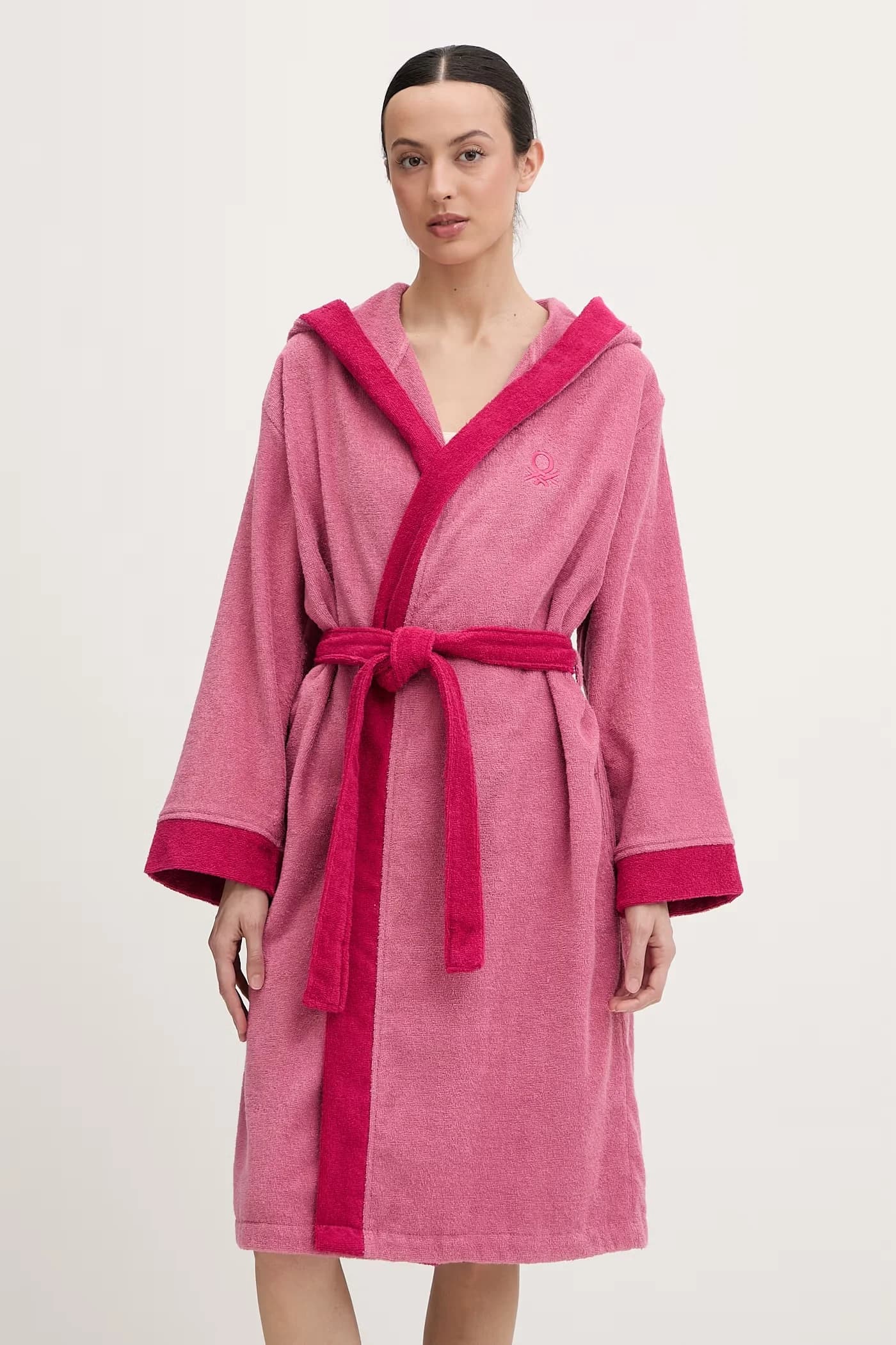 Женский хлопковый махровый халат - фото 3