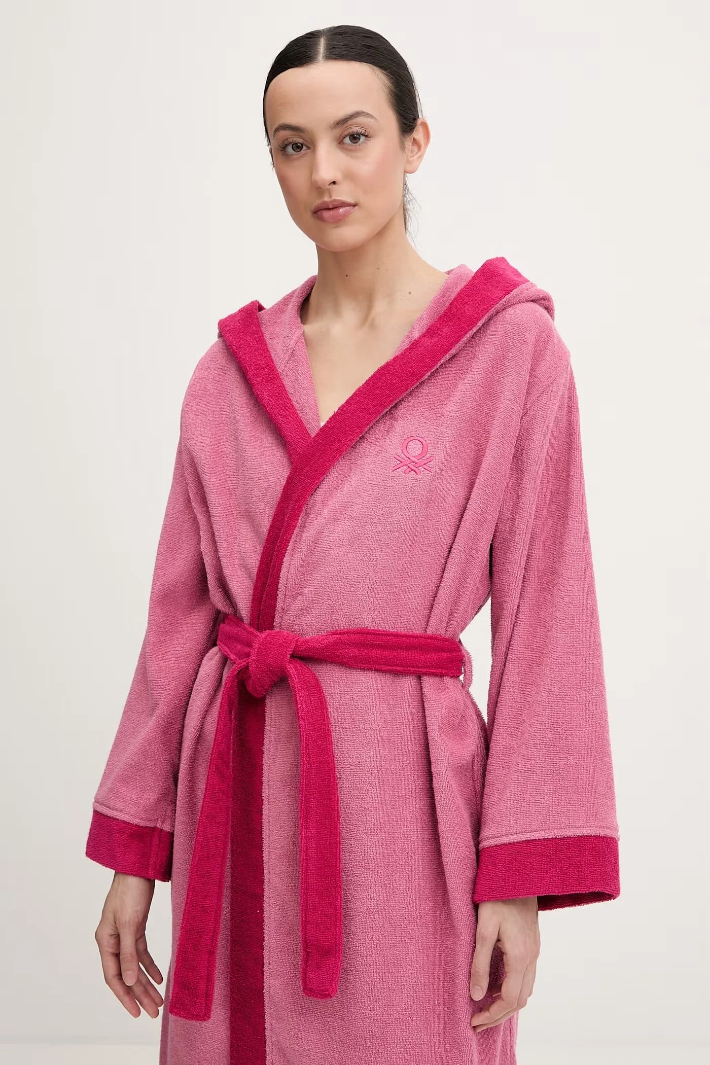 Женский хлопковый махровый халат - фото 4