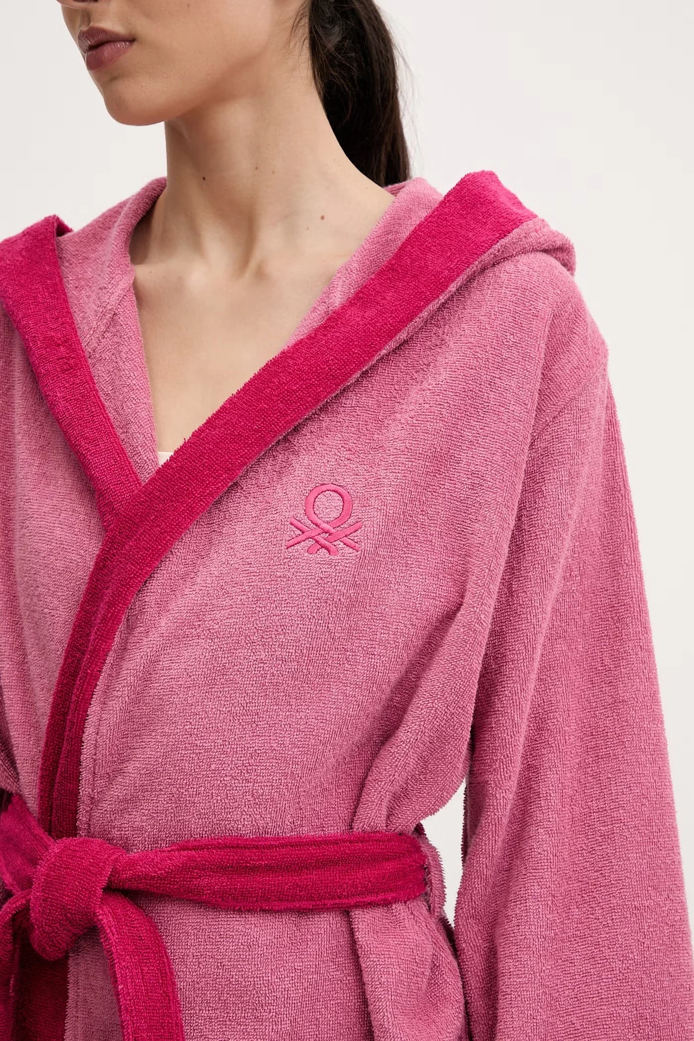 Женский хлопковый махровый халат - фото 5