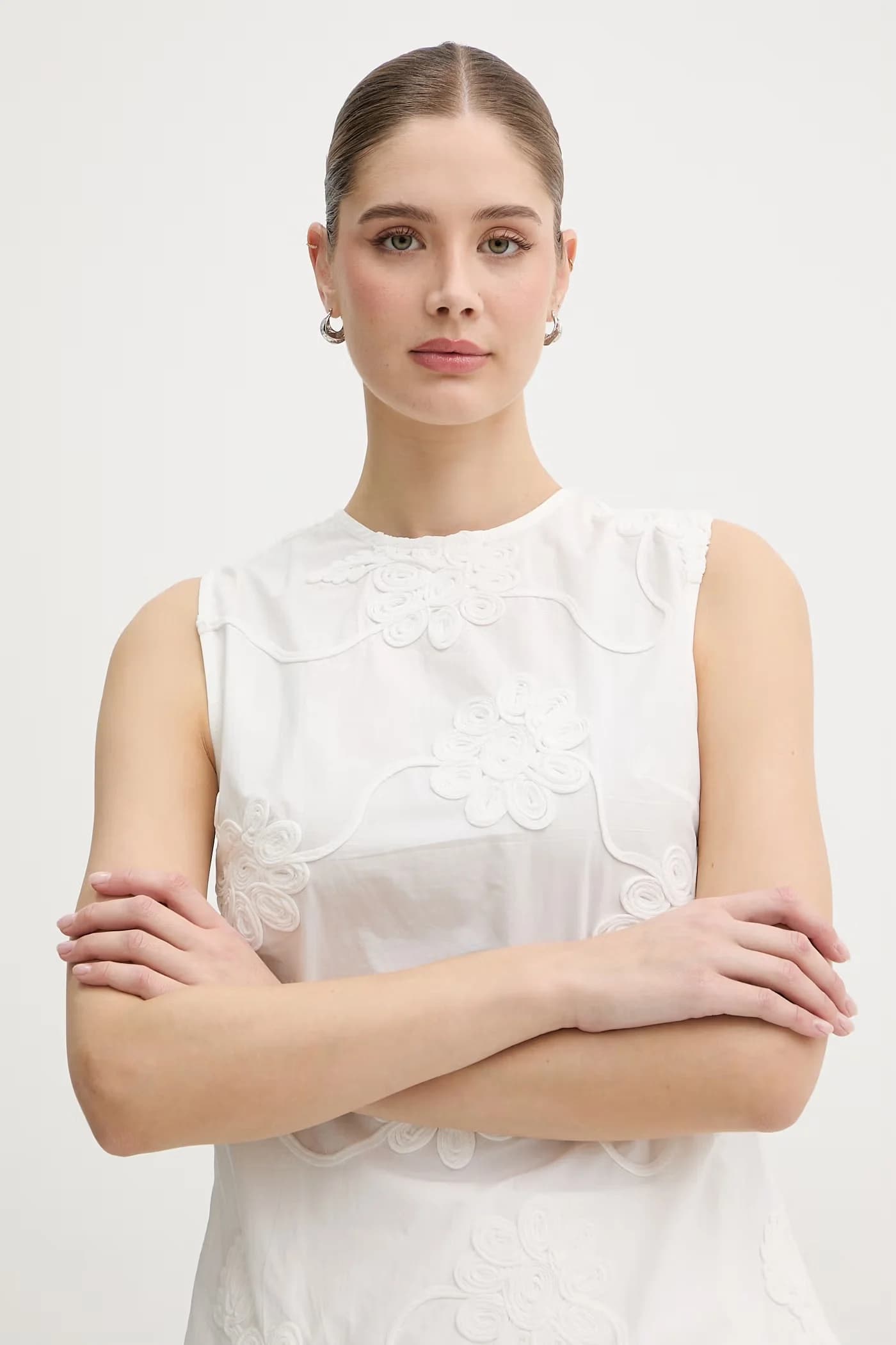 Женская хлопковая блузка - фото 4