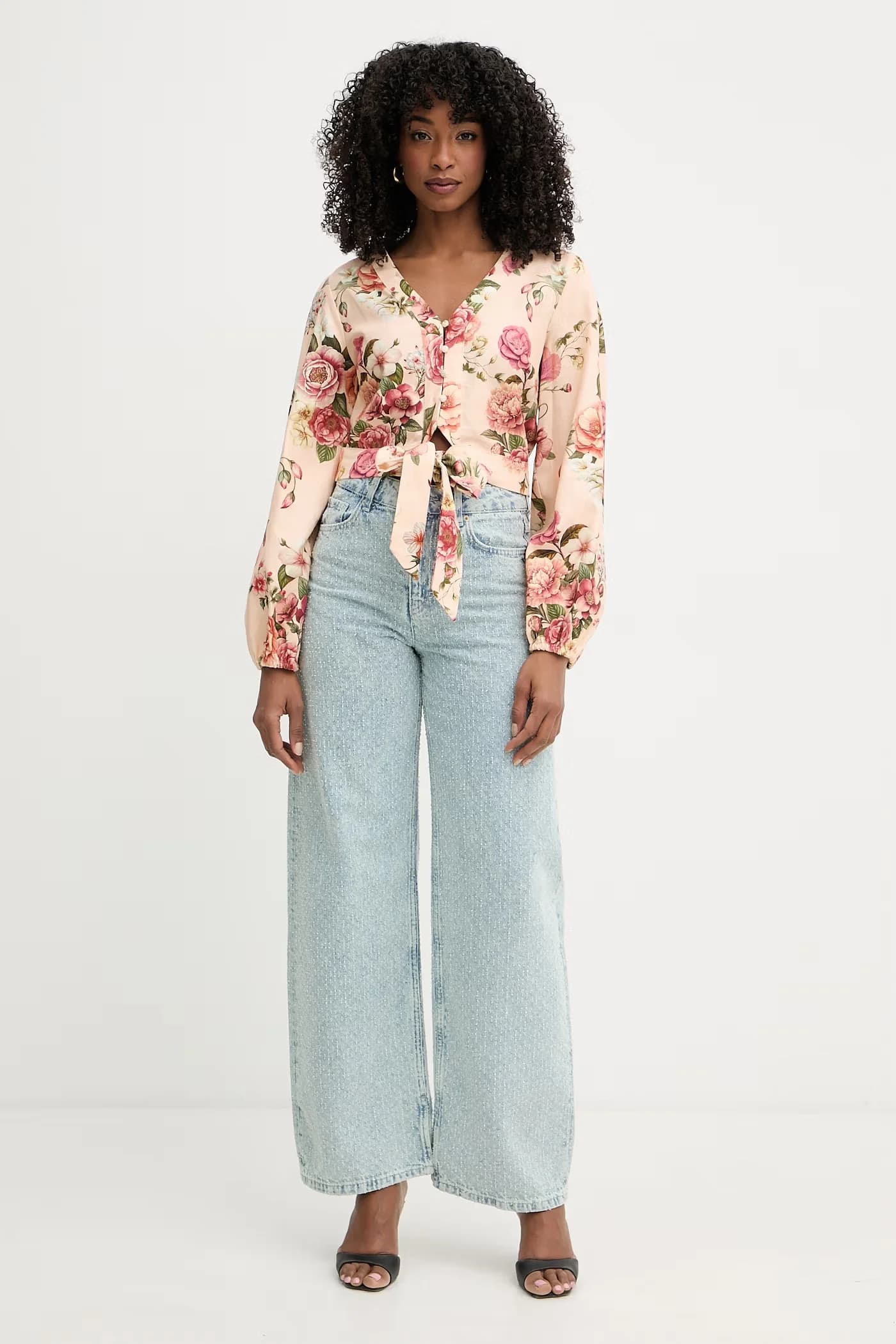 SHIRLEY женская льняная блузка - фото 2