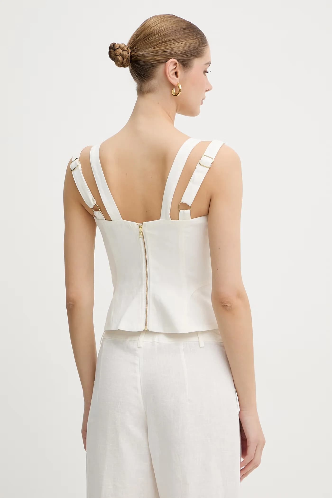 Женский льняной топ - фото 3