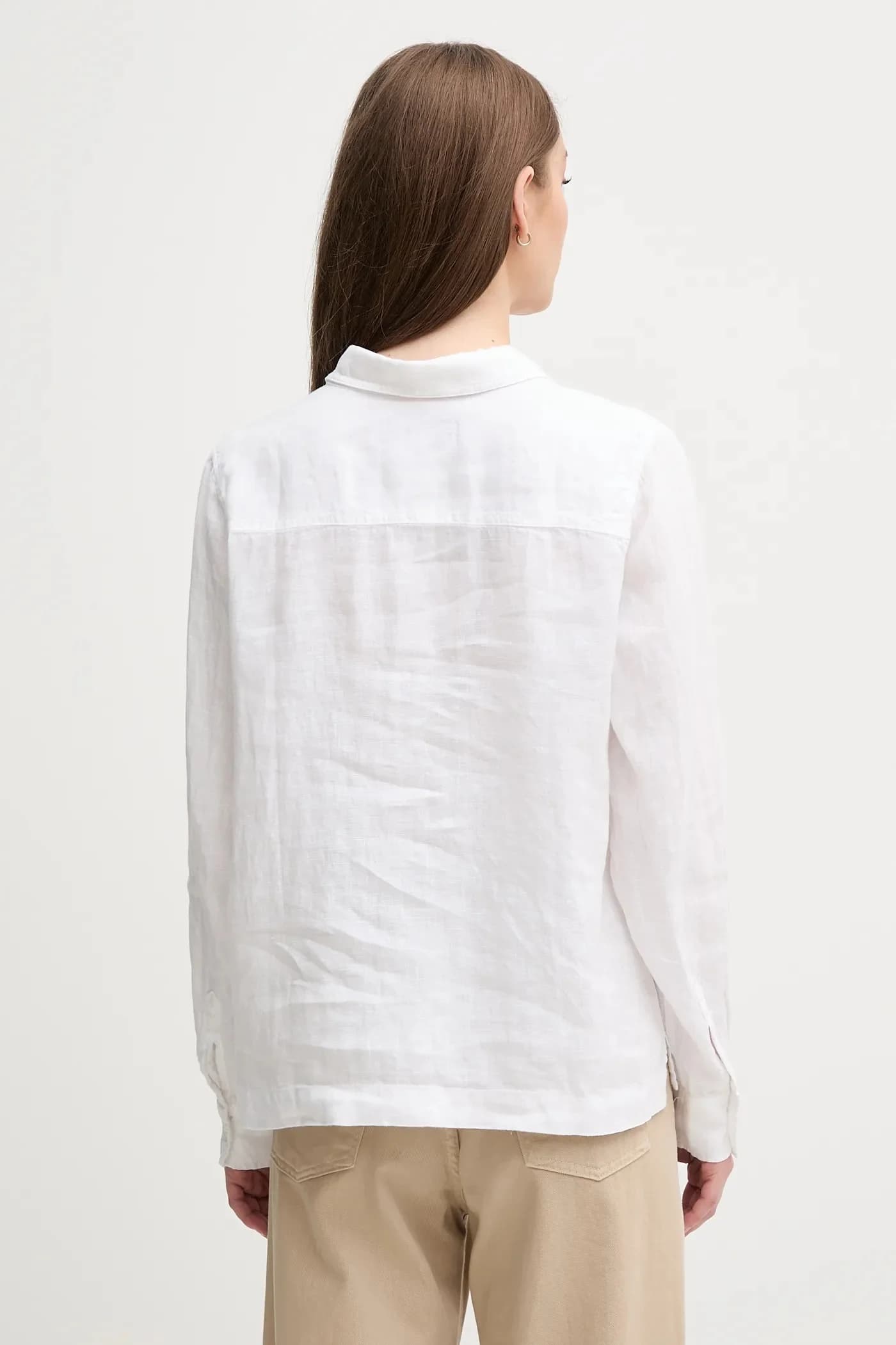 Льняная блузка - фото 3