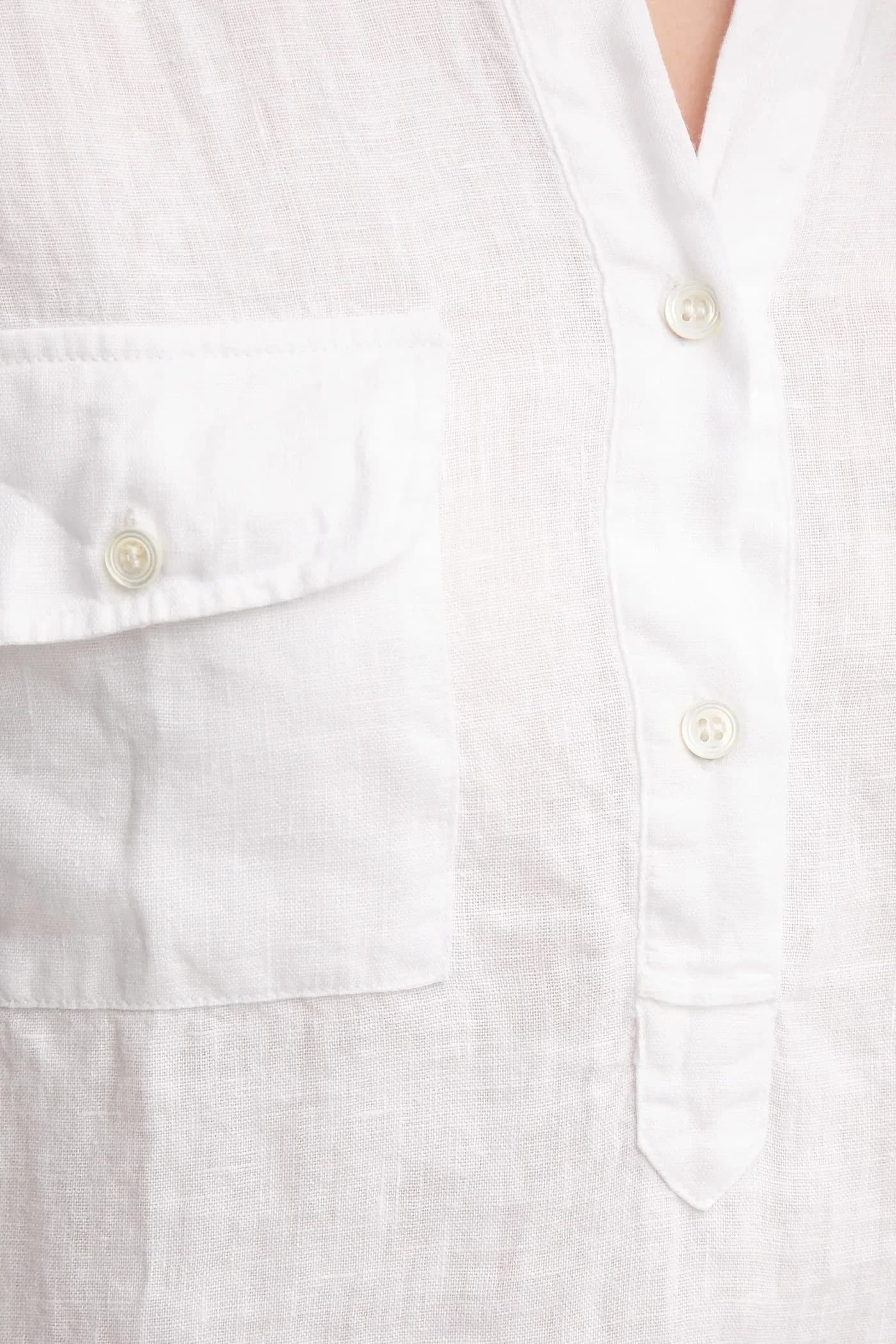 Льняная блузка - фото 5