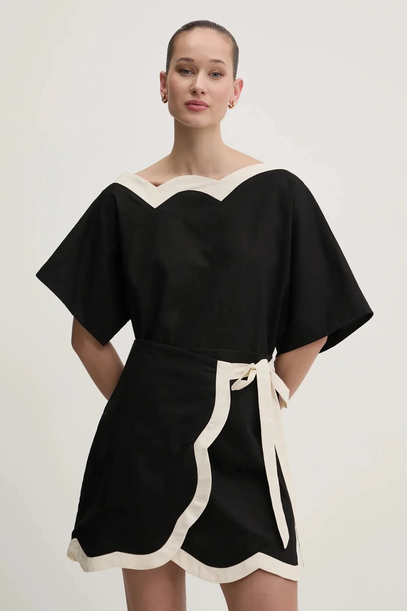 Блузка из льна