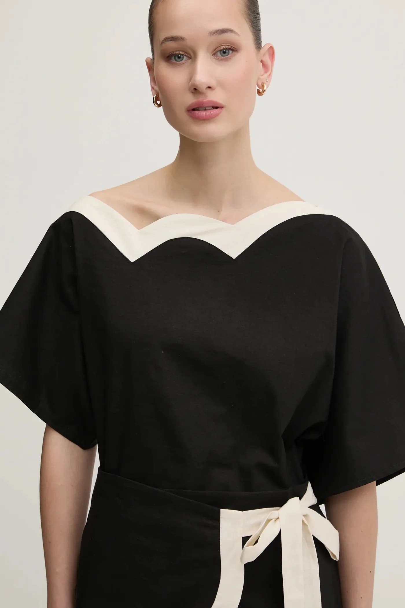 Блузка из льна - фото 4