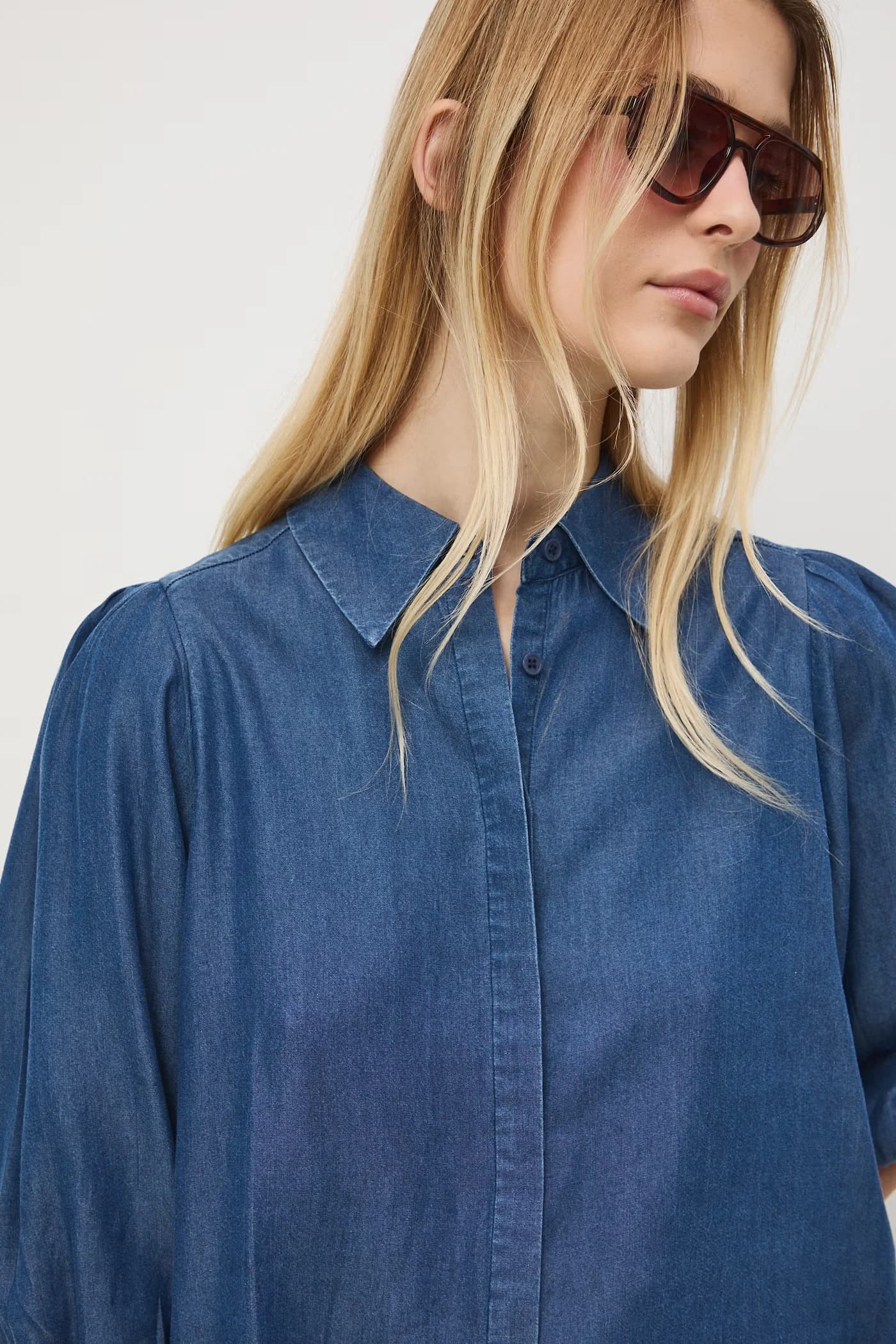 Женская рубашка из лиоцелла