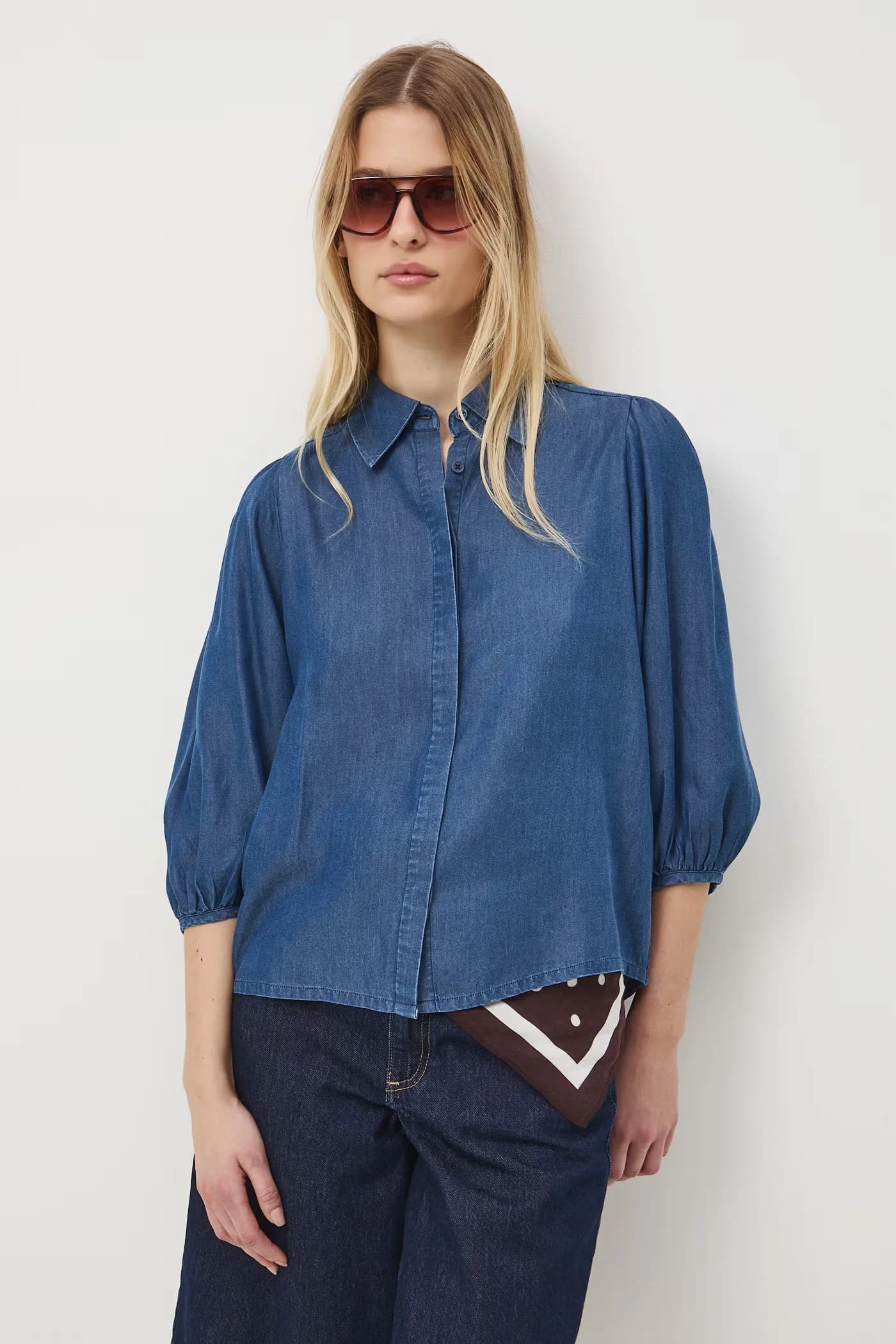 Женская рубашка из лиоцелла - фото 4