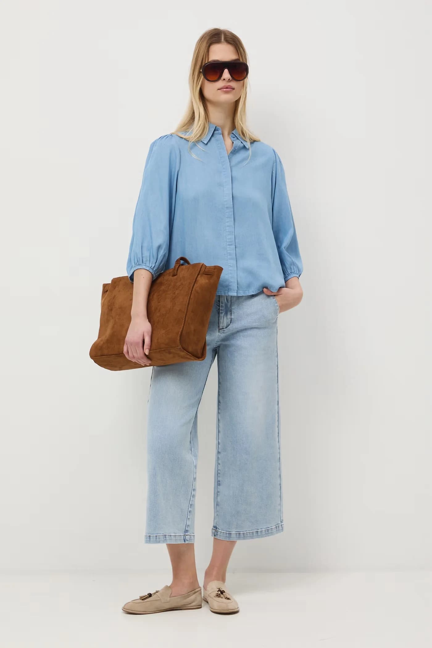 Женская рубашка из лиоцелла