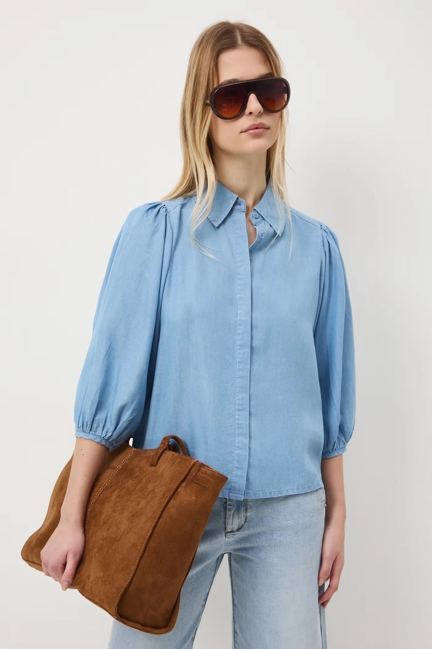 Женская рубашка из лиоцелла - фото 2