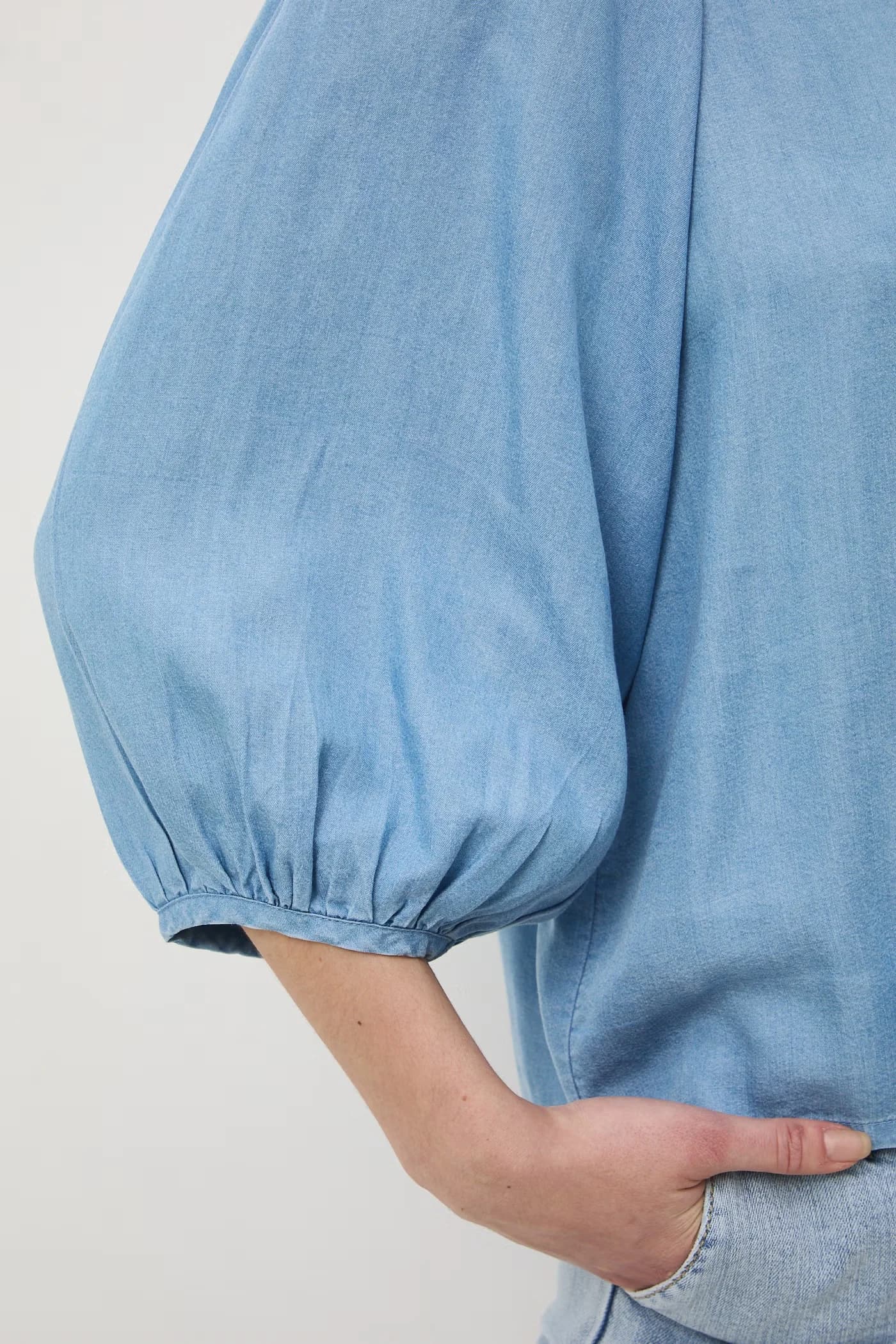 Женская рубашка из лиоцелла - фото 5