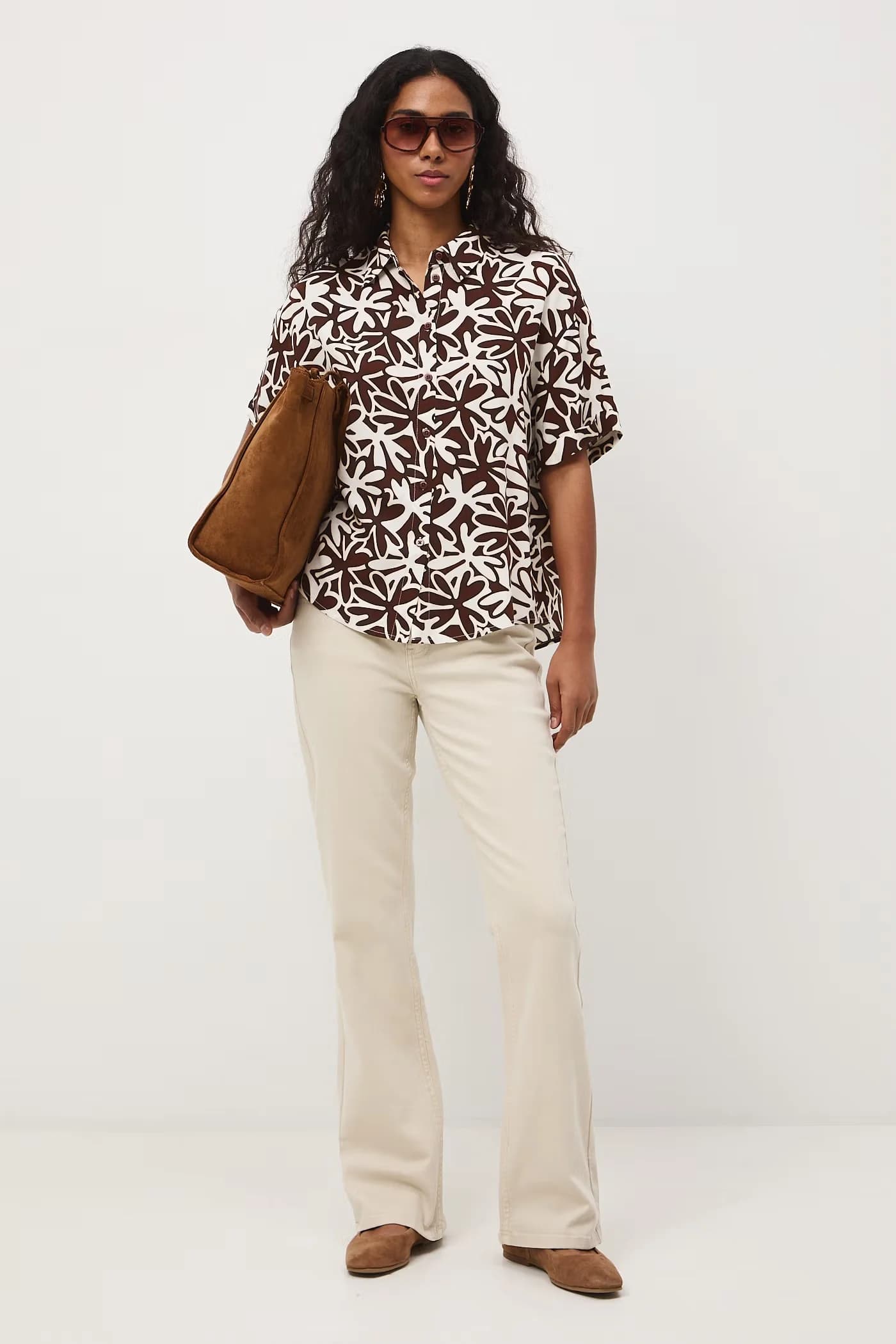 Женская рубашка из вискозы - фото 2