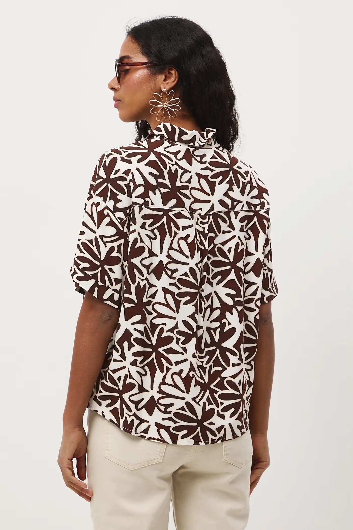 Женская рубашка из вискозы - фото 3