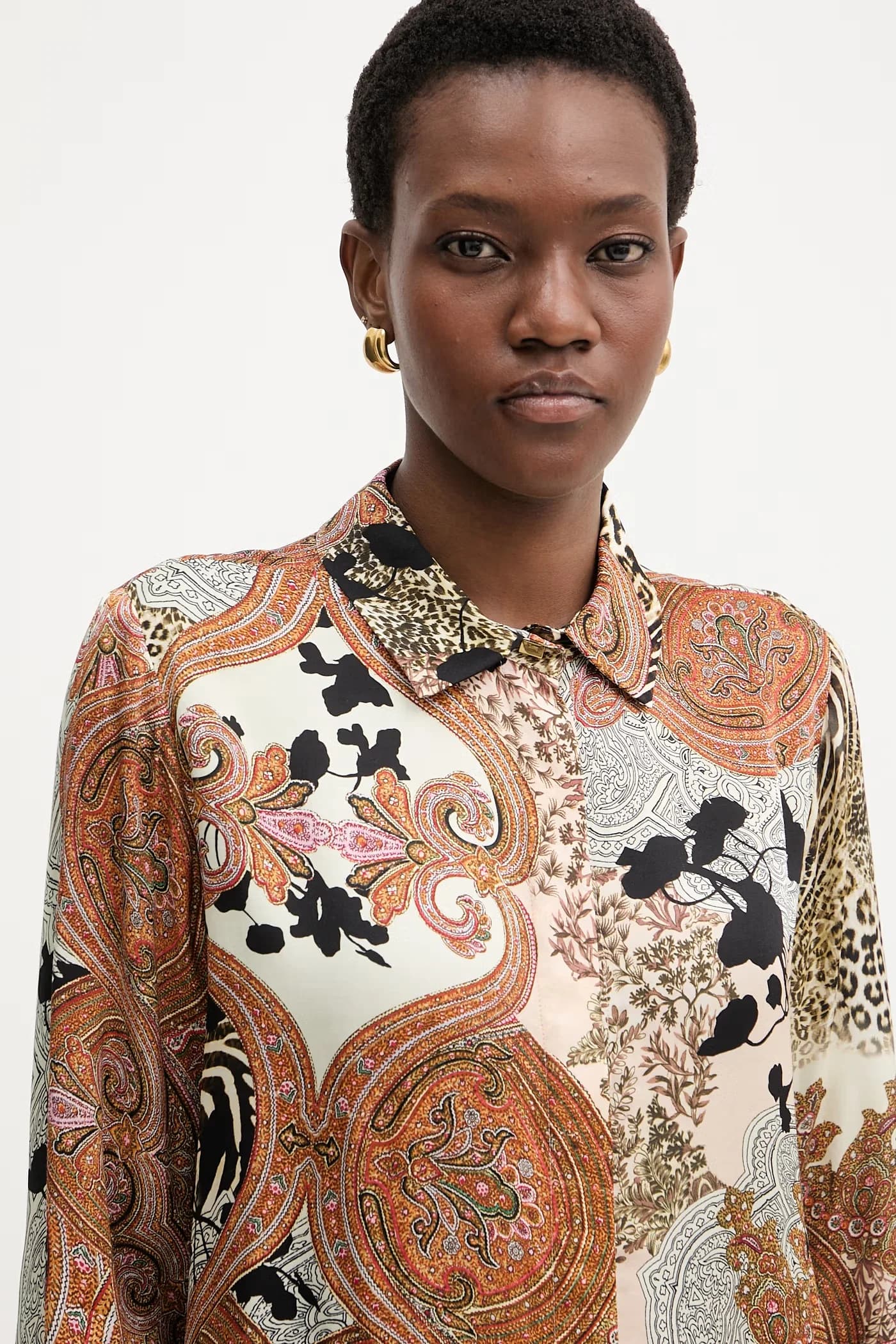 Женская рубашка из вискозы Melissa - фото 4