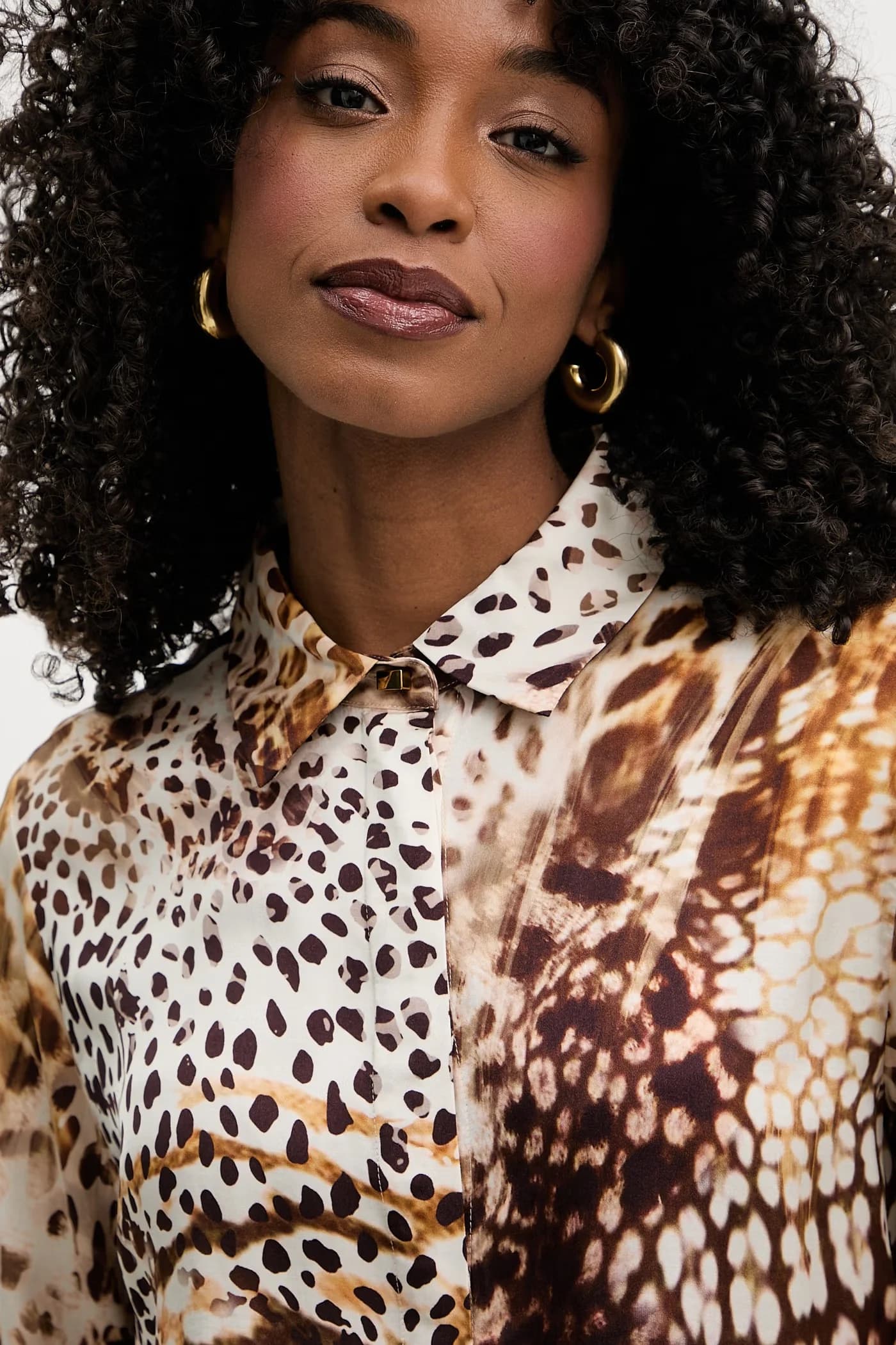 Женская рубашка из вискозы Melissa - фото 4