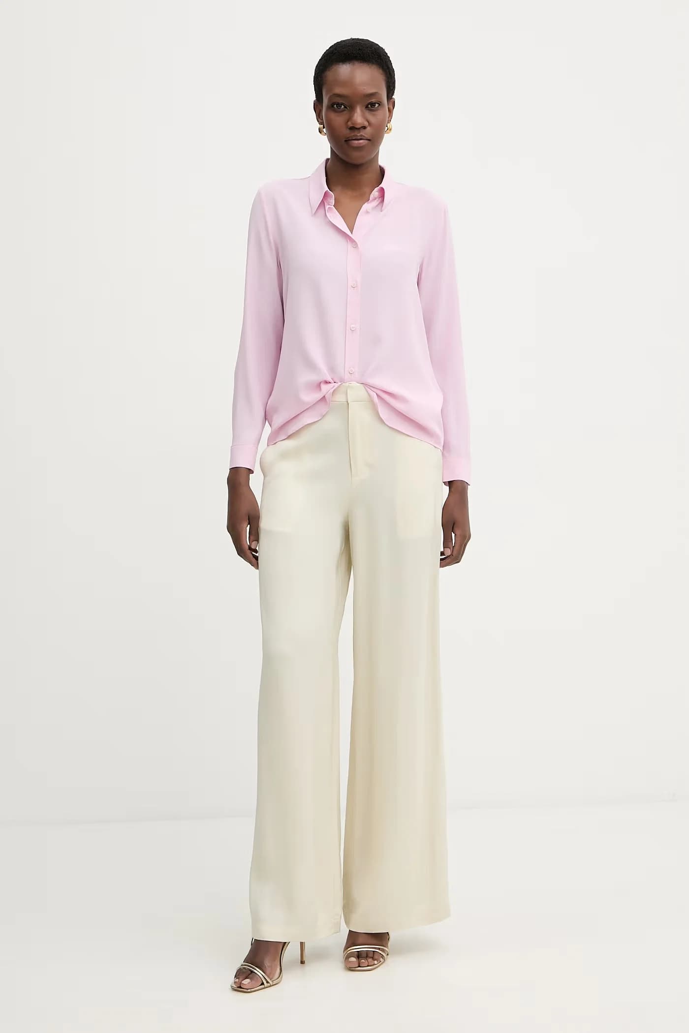 Женская рубашка Emme из смесового шелка от Marella - фото 2