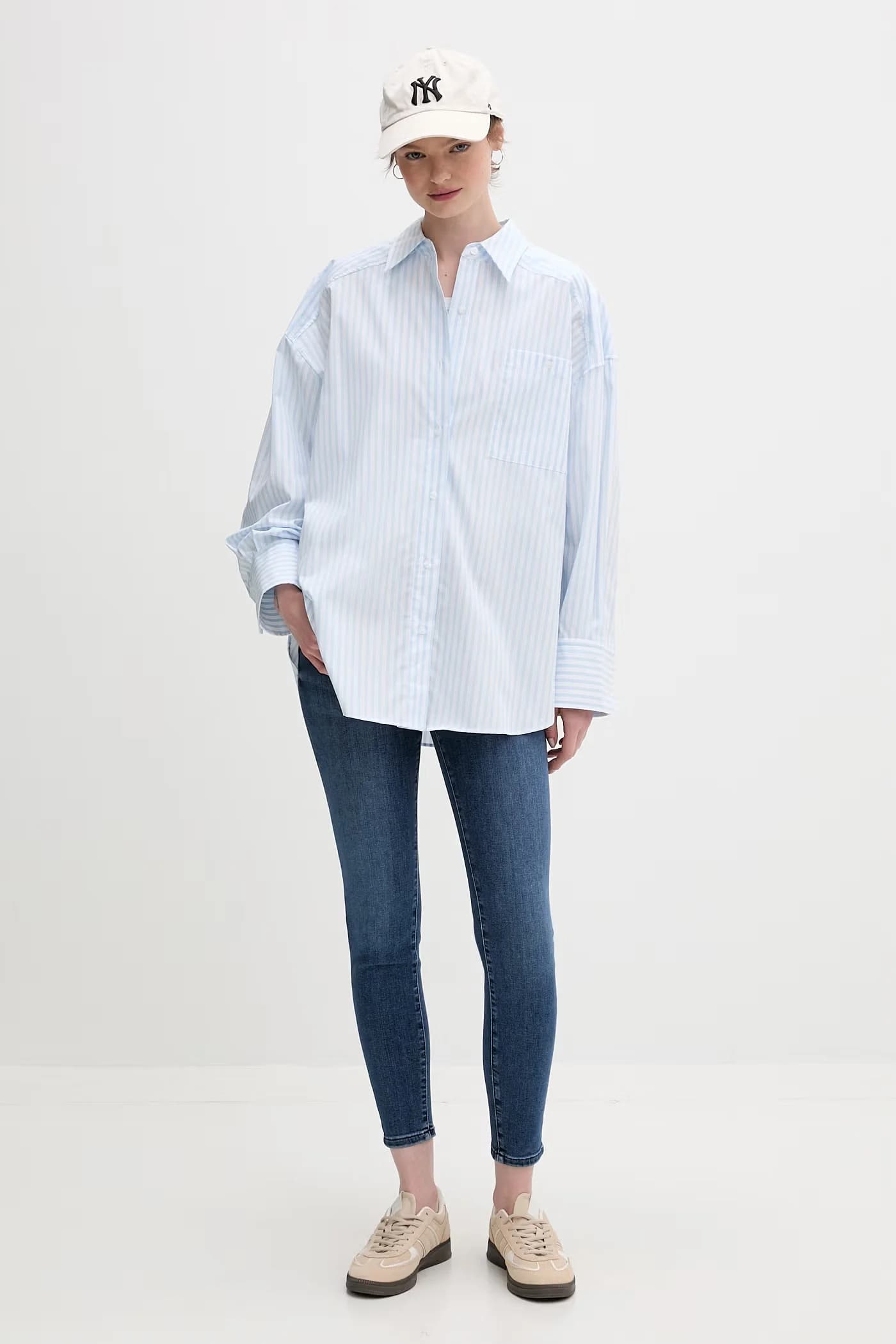 Женская рубашка Eustyna из хлопка - фото 2