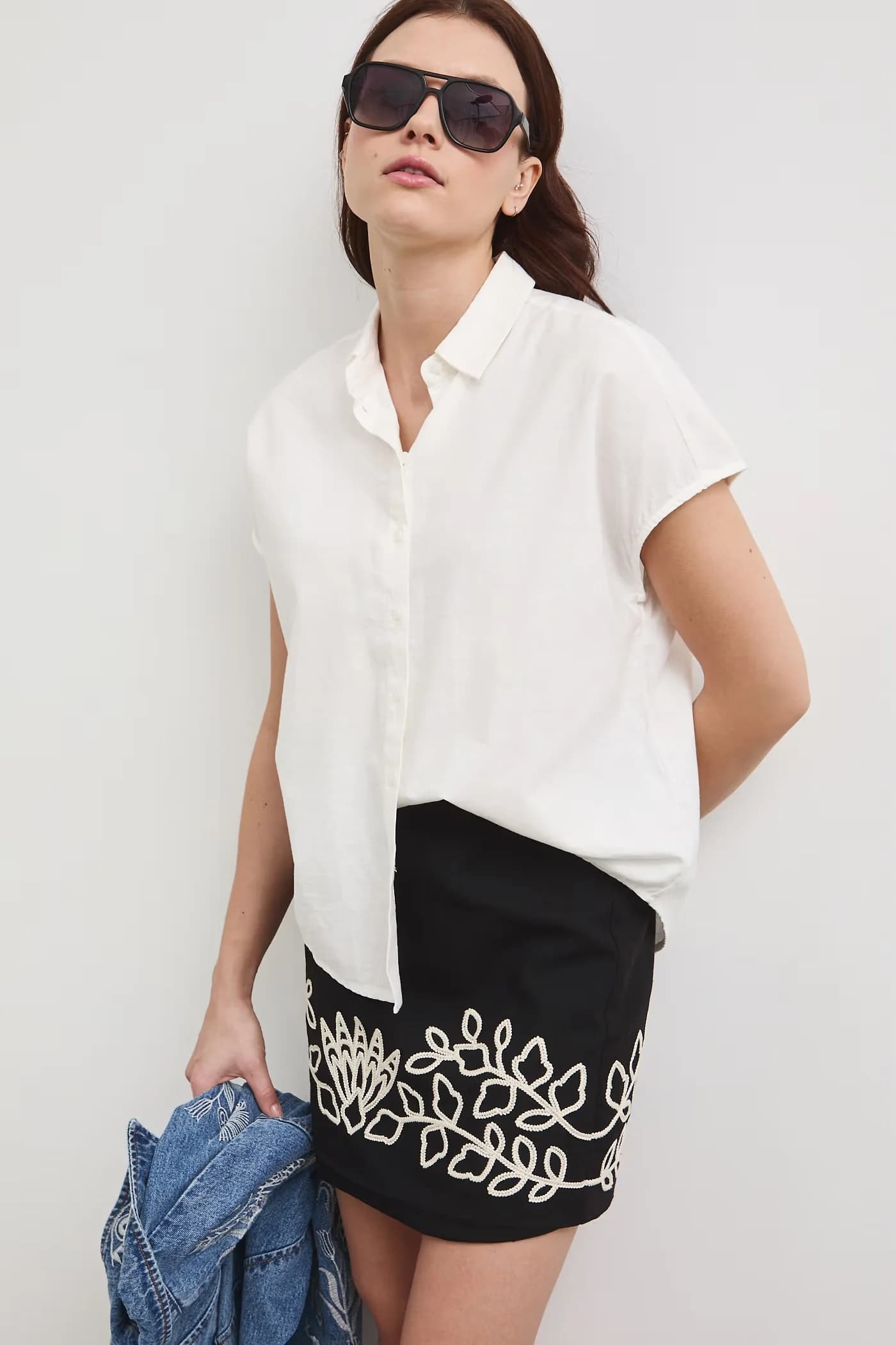 Рубашка из смесового льна