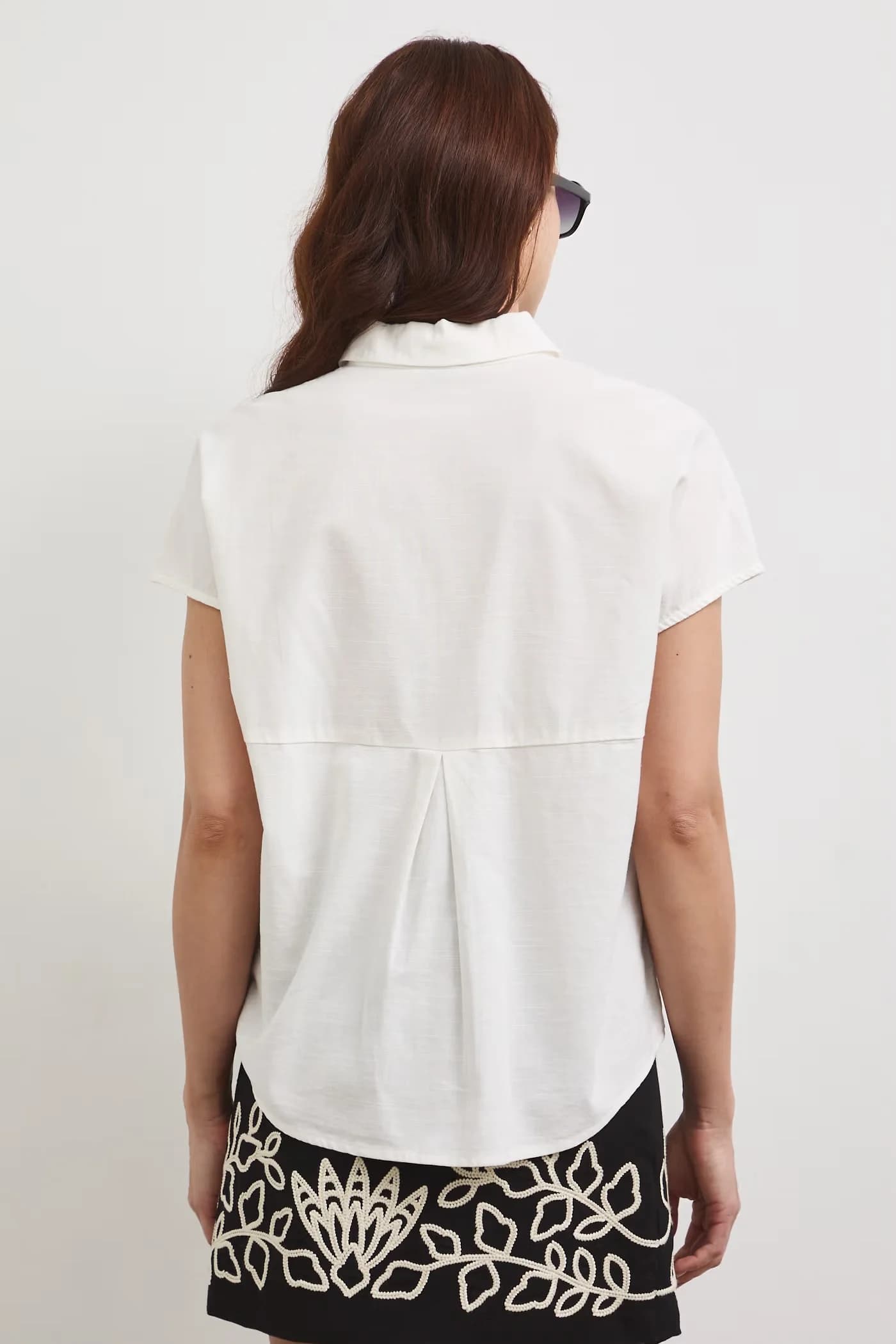 Рубашка из смесового льна - фото 3