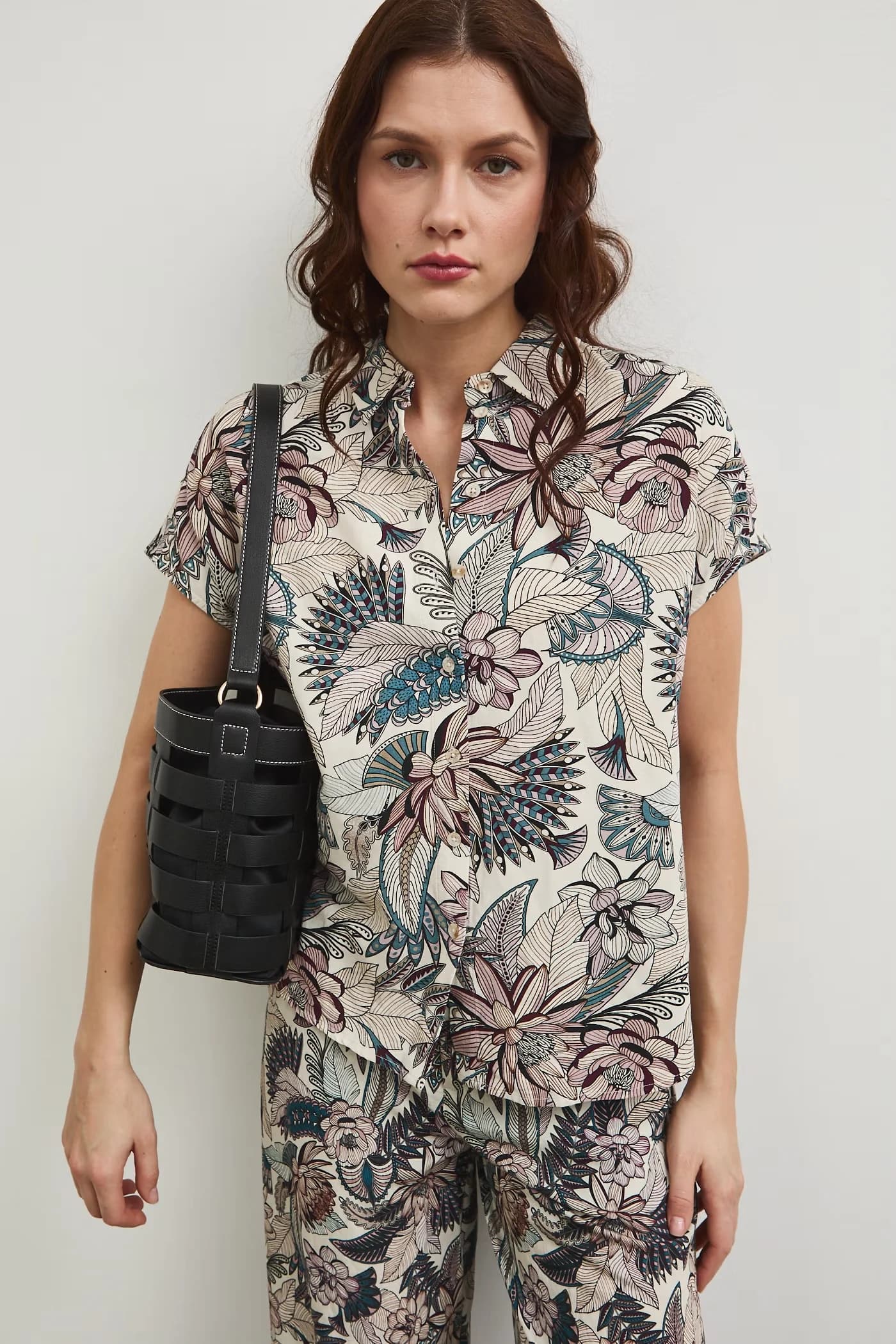 Рубашка из смесового льна