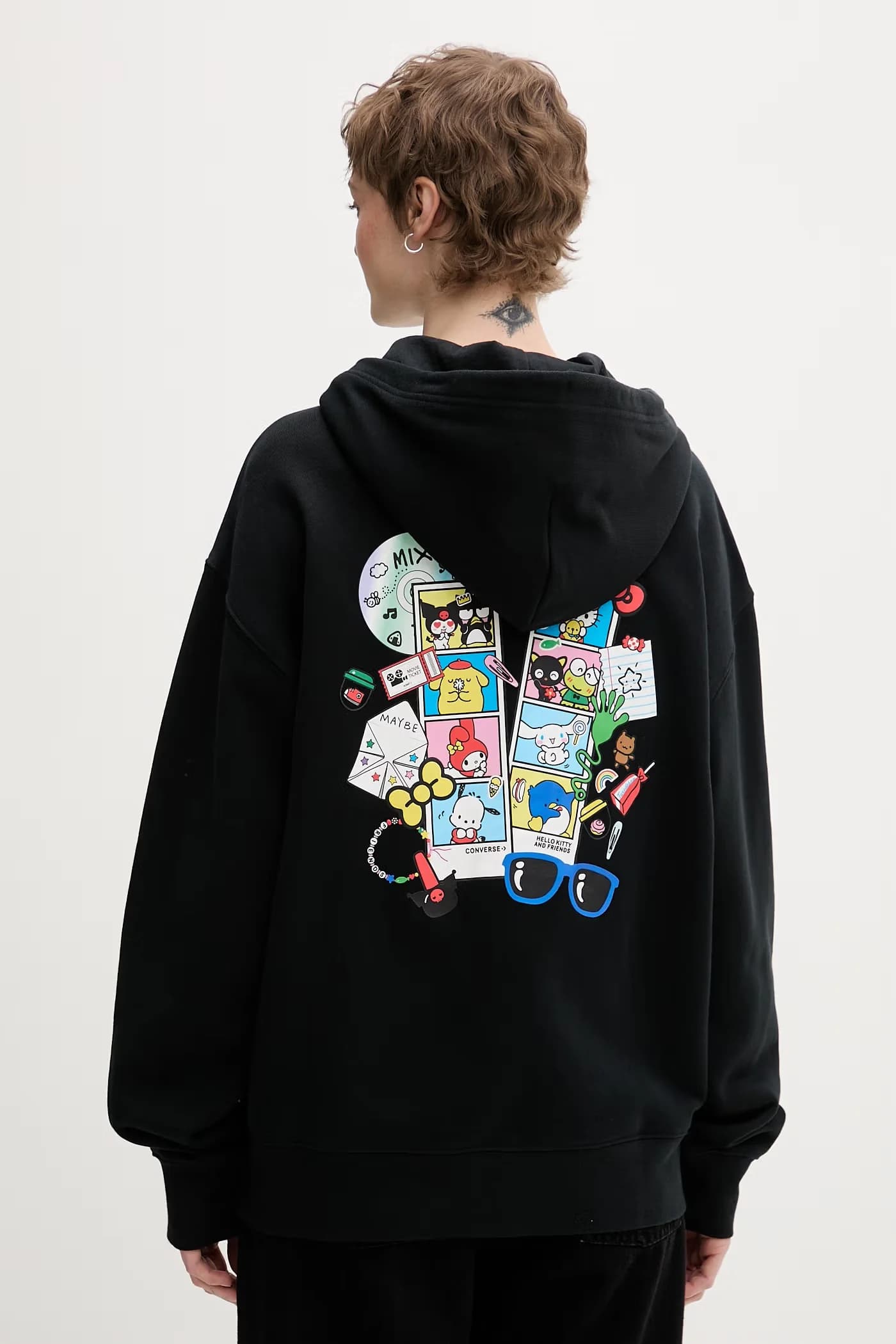 Хлопковая толстовка на молнии x HELLO KITTY