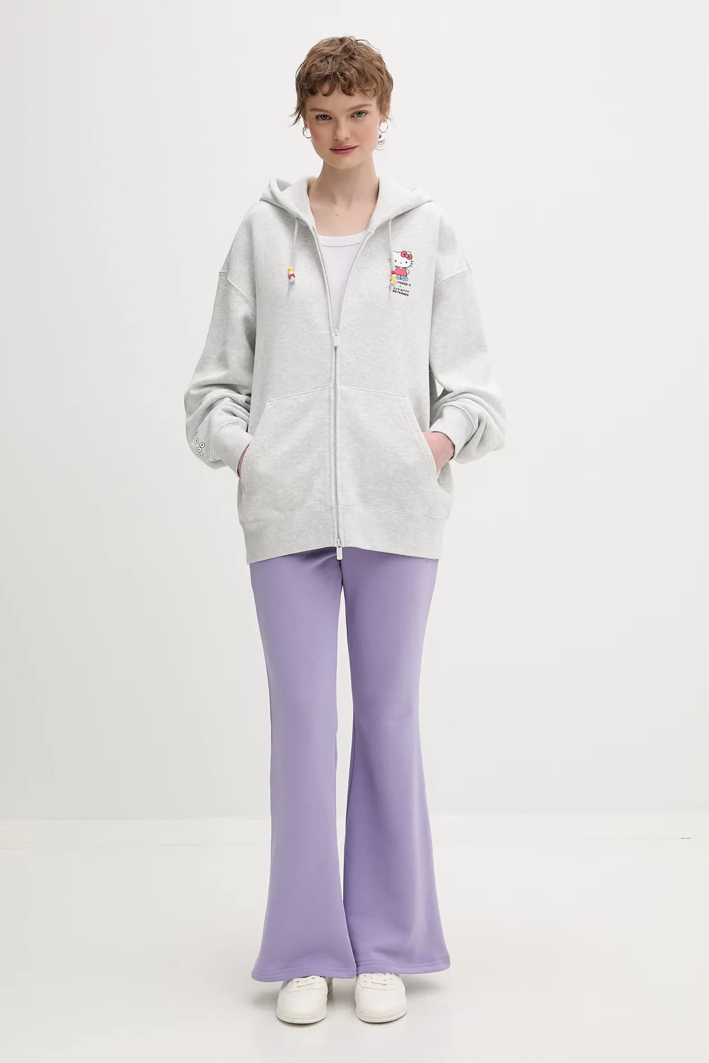 Хлопковая толстовка на молнии x HELLO KITTY - фото 2