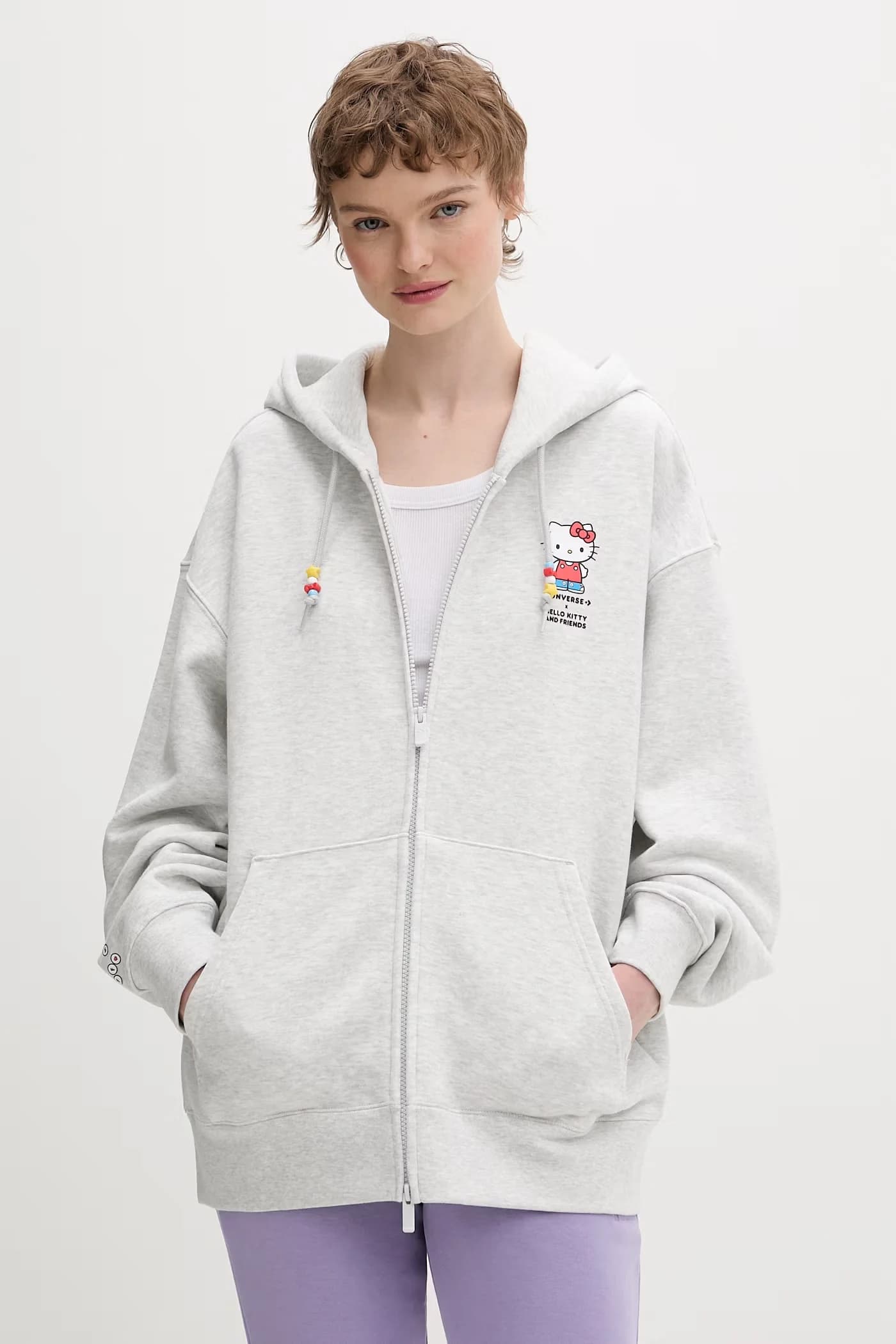 Хлопковая толстовка на молнии x HELLO KITTY - фото 3