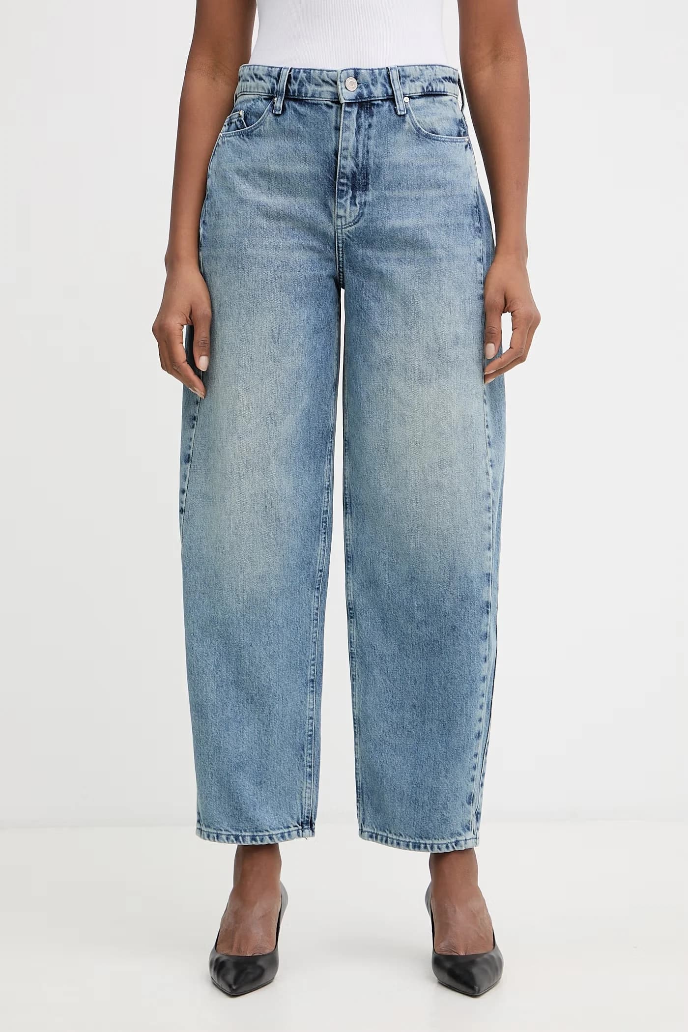 Женские джинсы с напуском