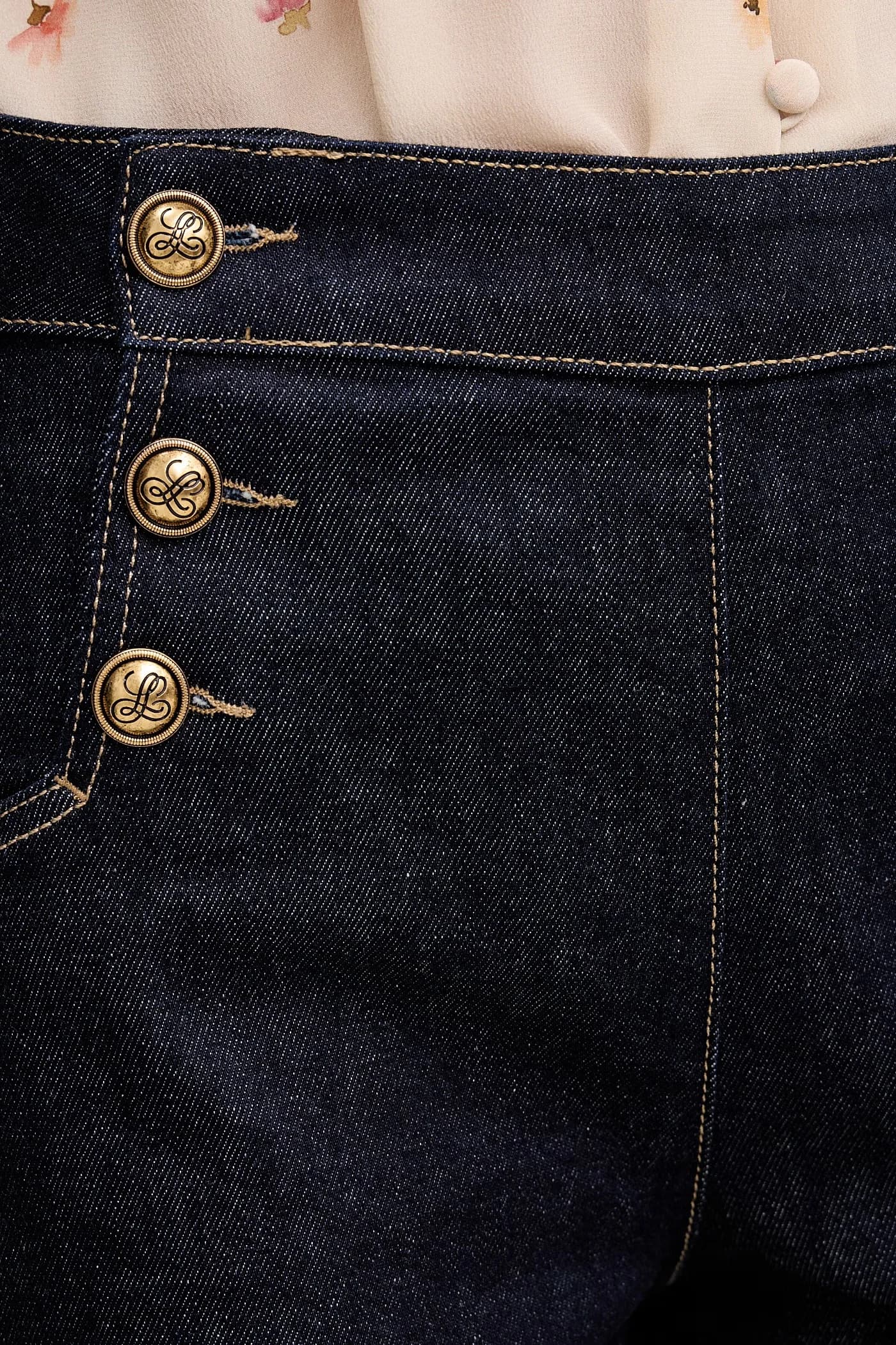 Almanacco женские широкие джинсы - фото 4