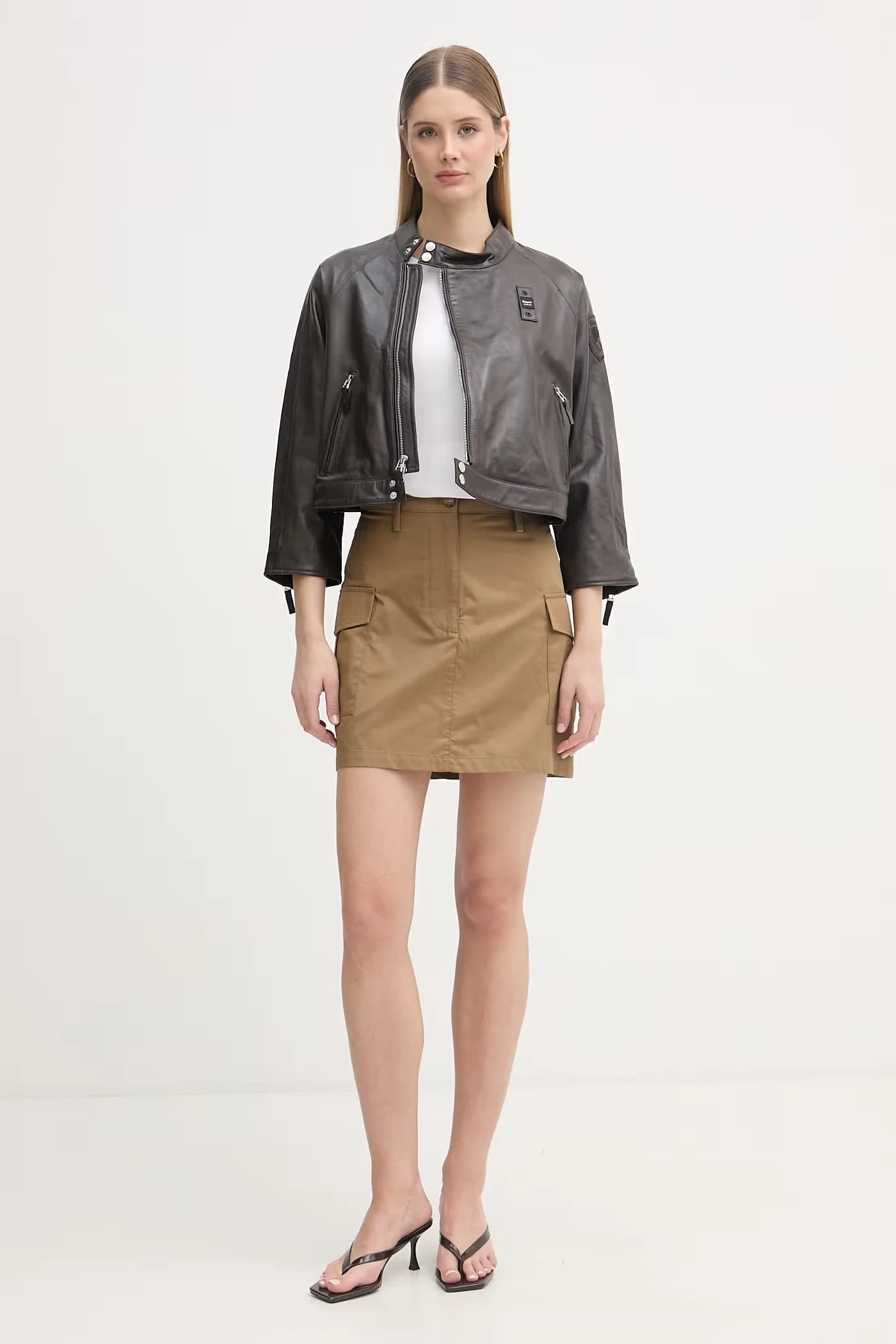 LORETTE женская кожаная куртка - фото 2