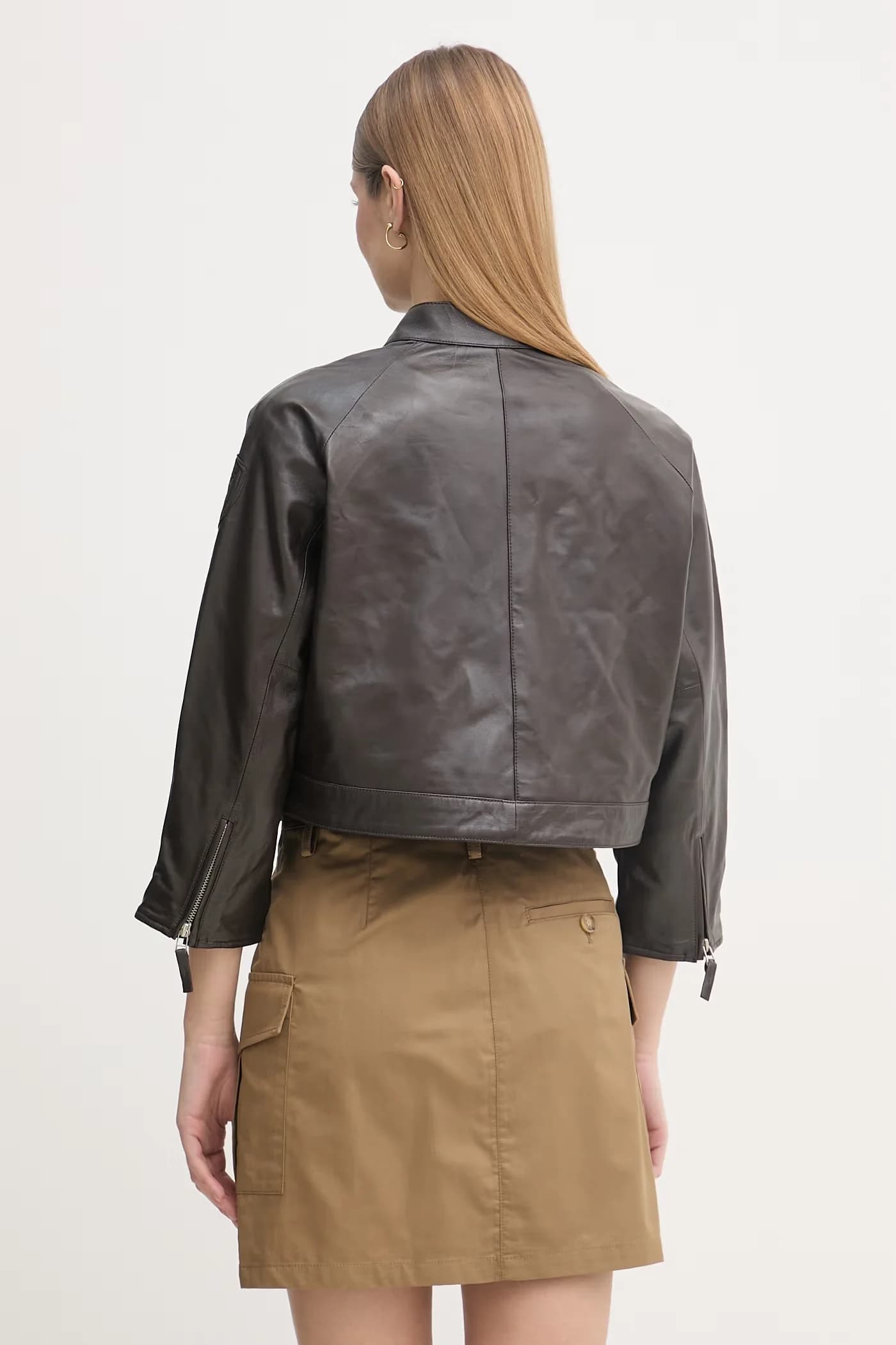 LORETTE женская кожаная куртка - фото 3