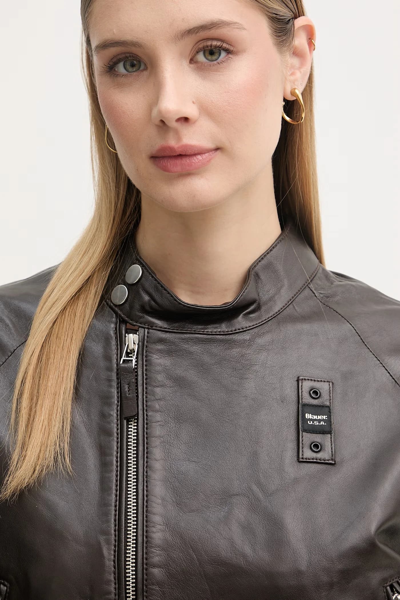 LORETTE женская кожаная куртка - фото 4