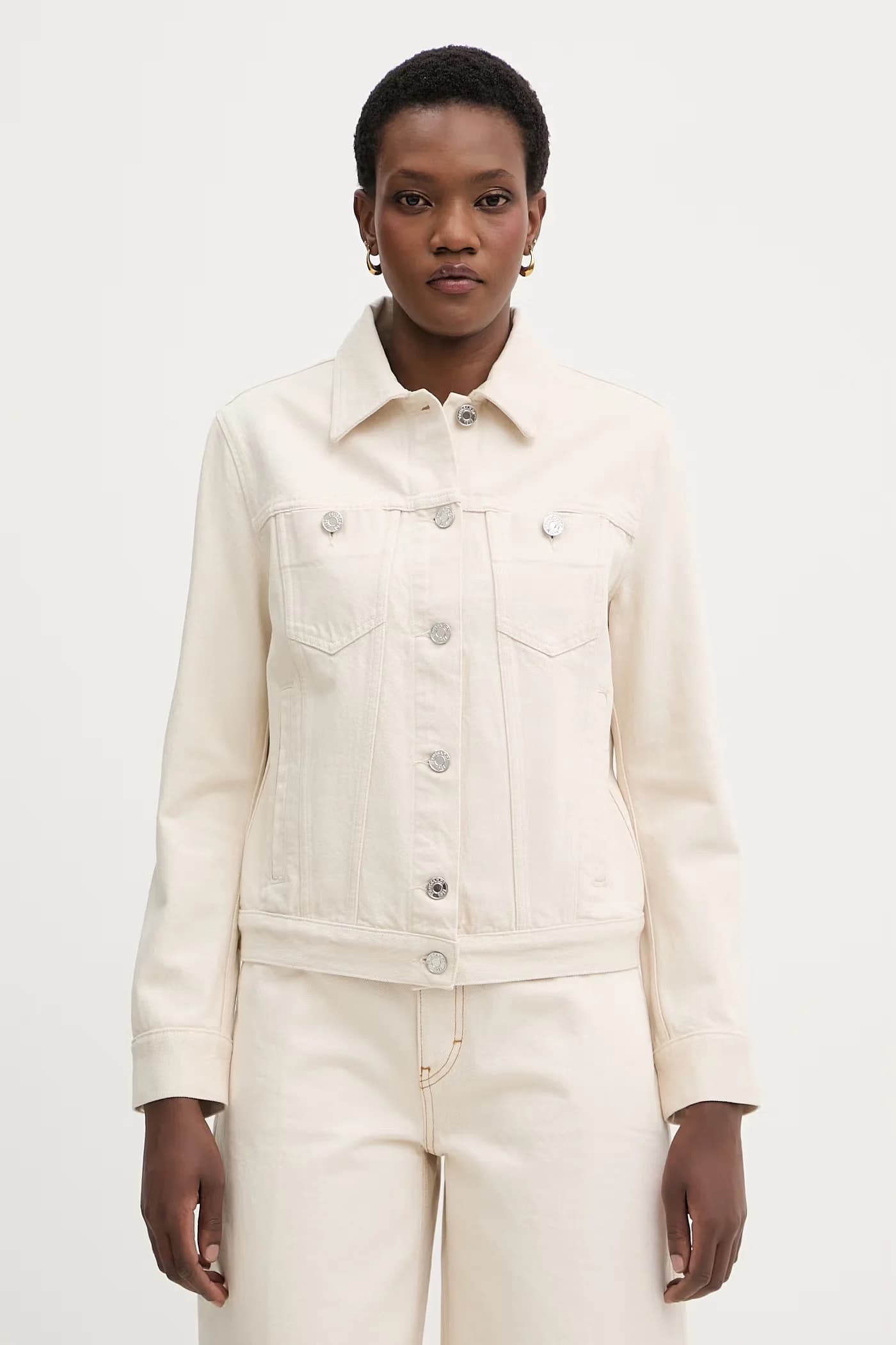 Женская джинсовая куртка из хлопка