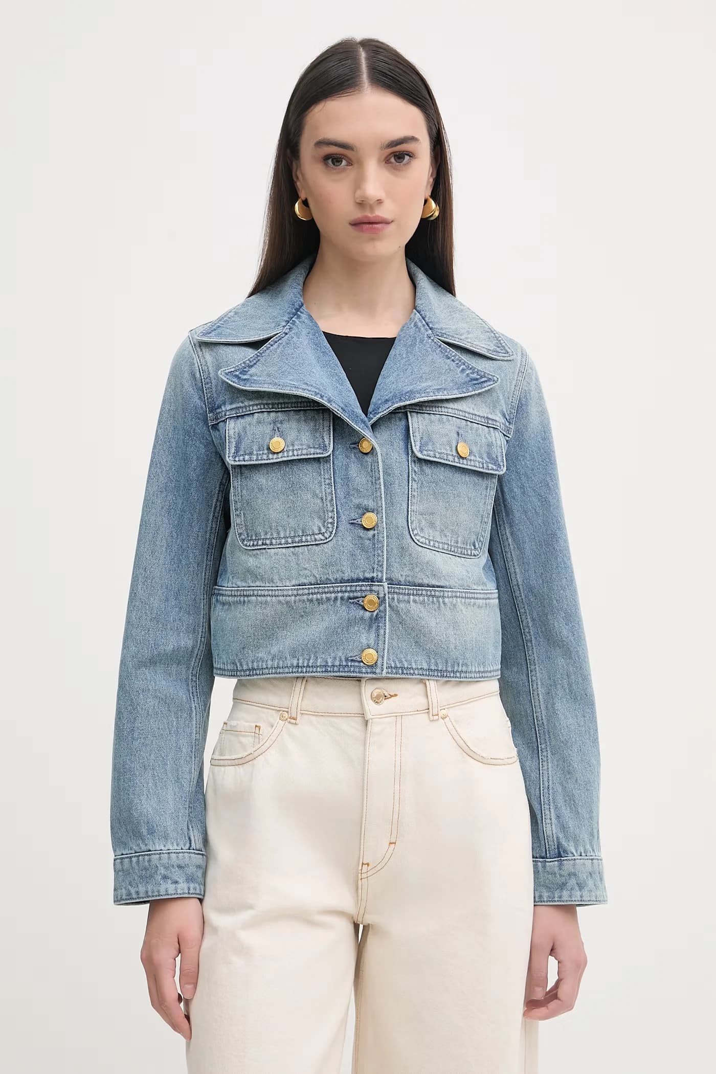 Женская джинсовая куртка