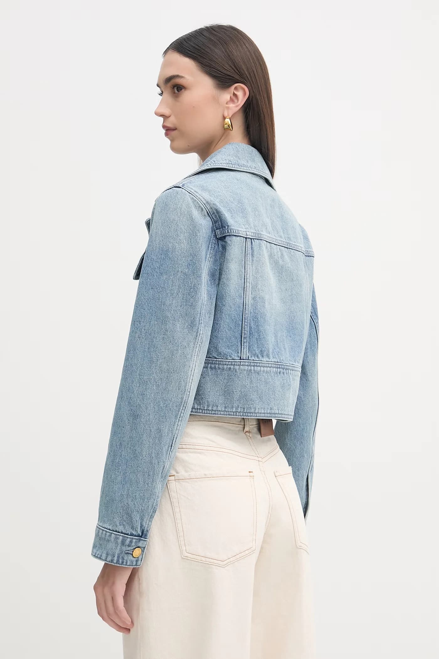 Женская джинсовая куртка - фото 3