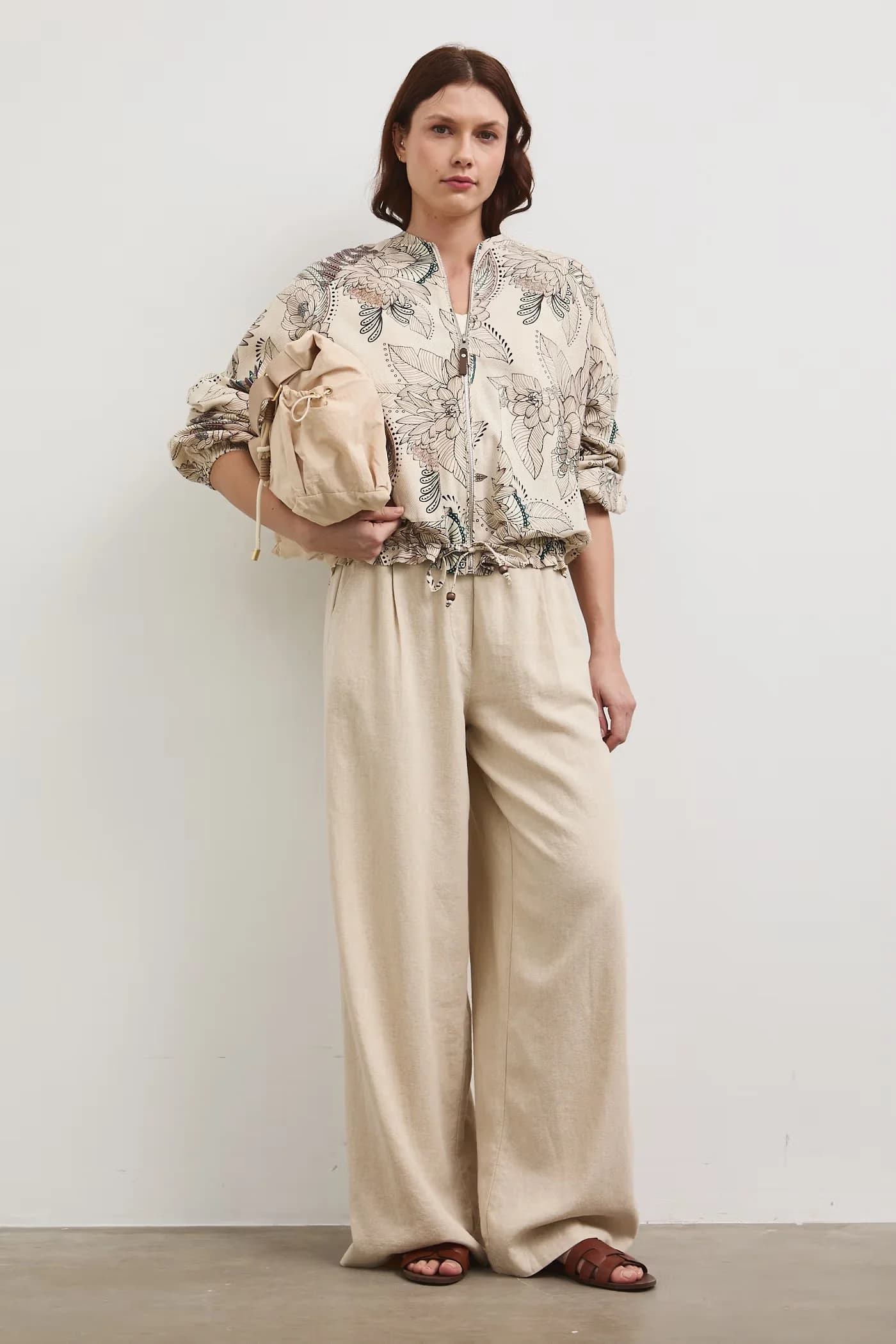 Льняной бомбер - фото 2